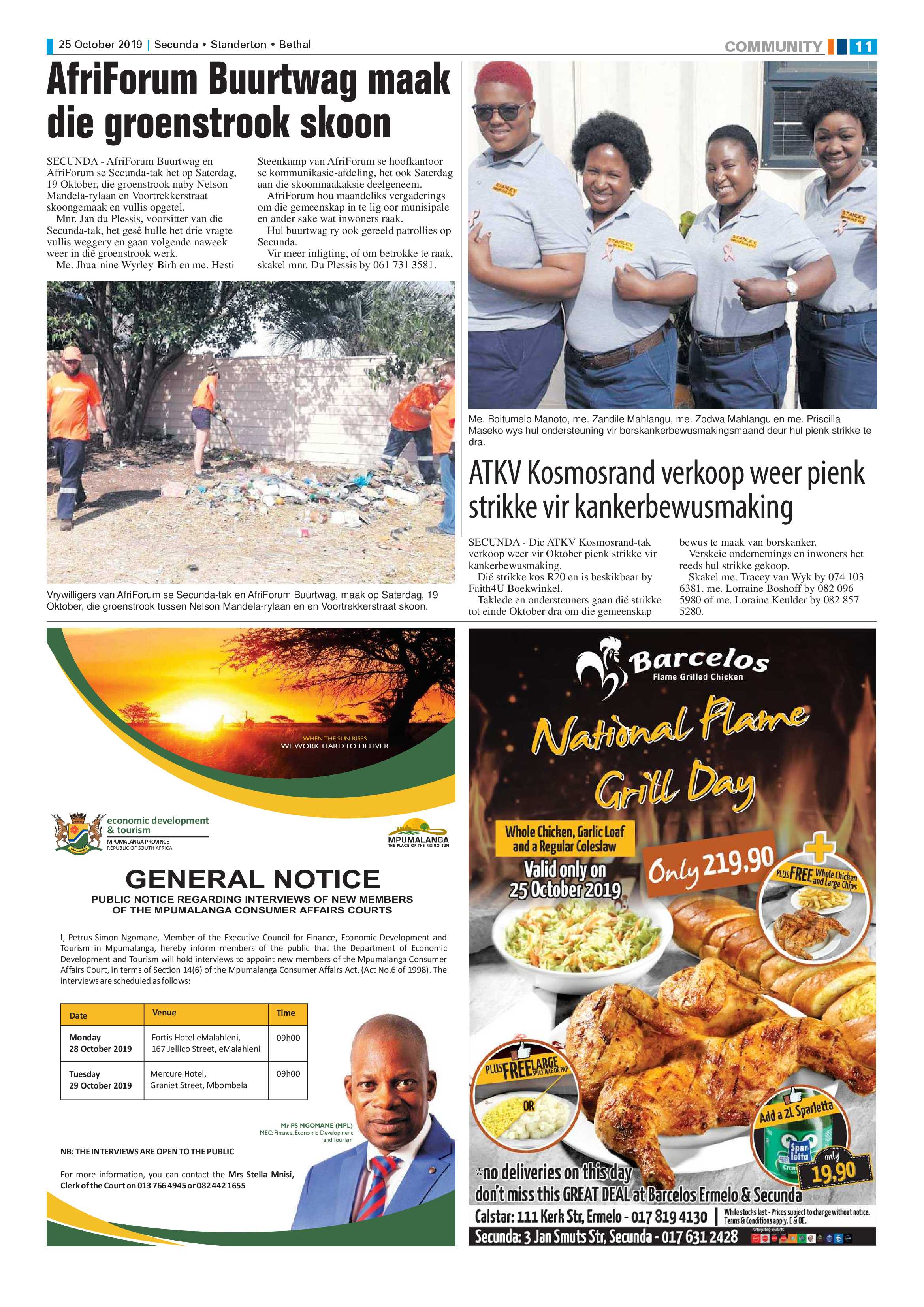 Ridge Times 25 October 2019 page 13