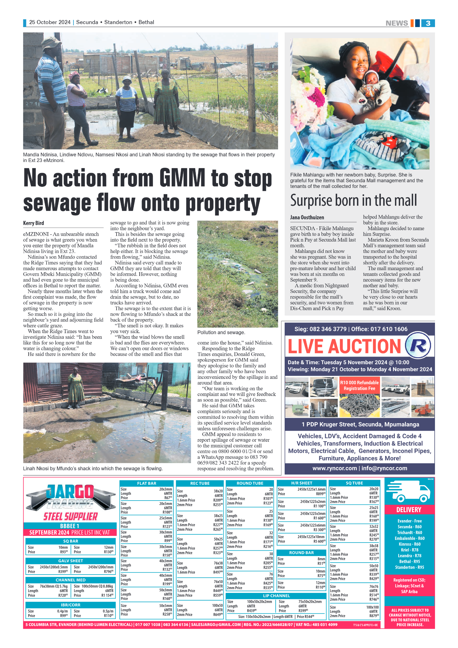 Ridge Times 25 October 2024 page 3