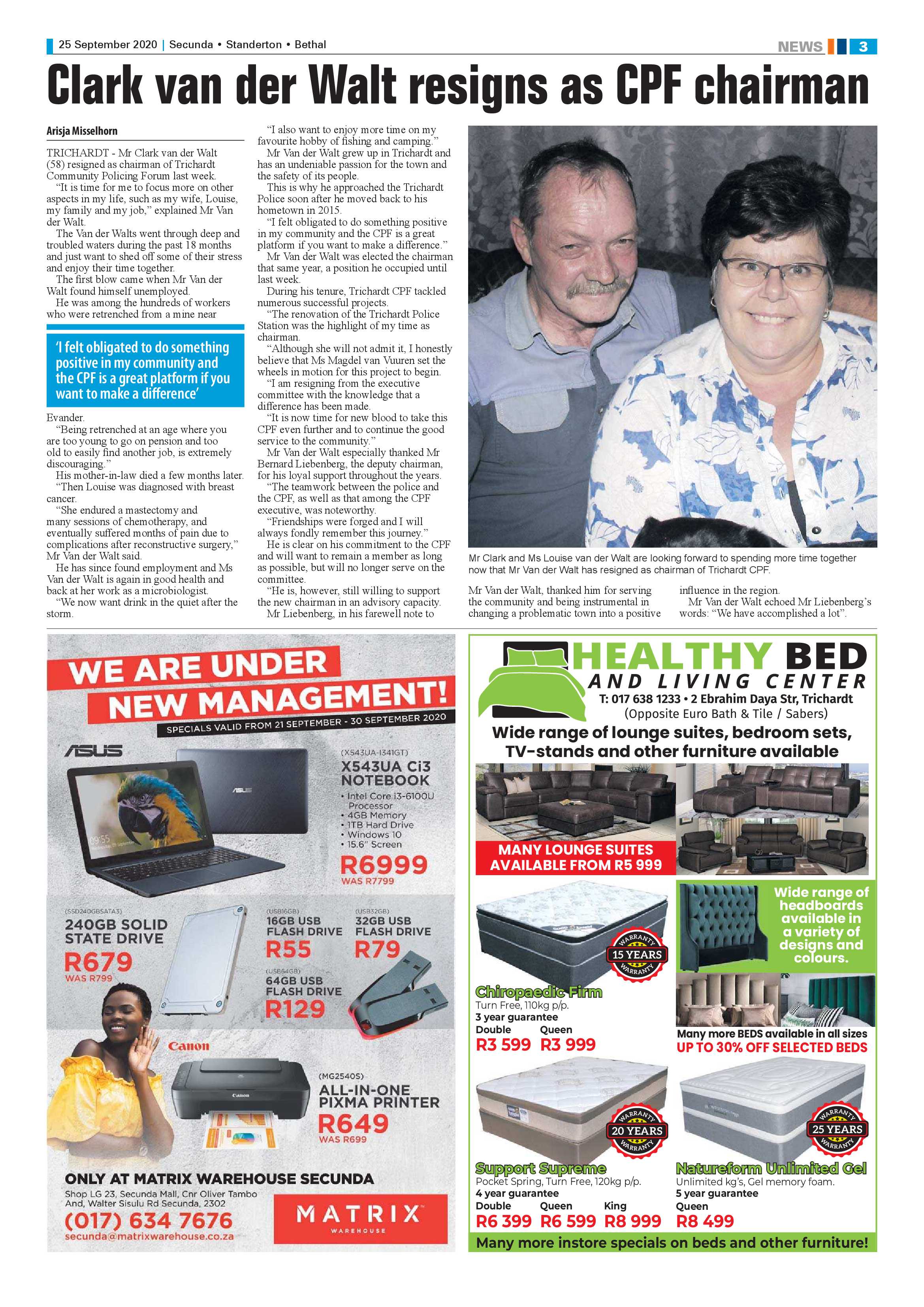 Ridge Times 25 September 2020 page 3