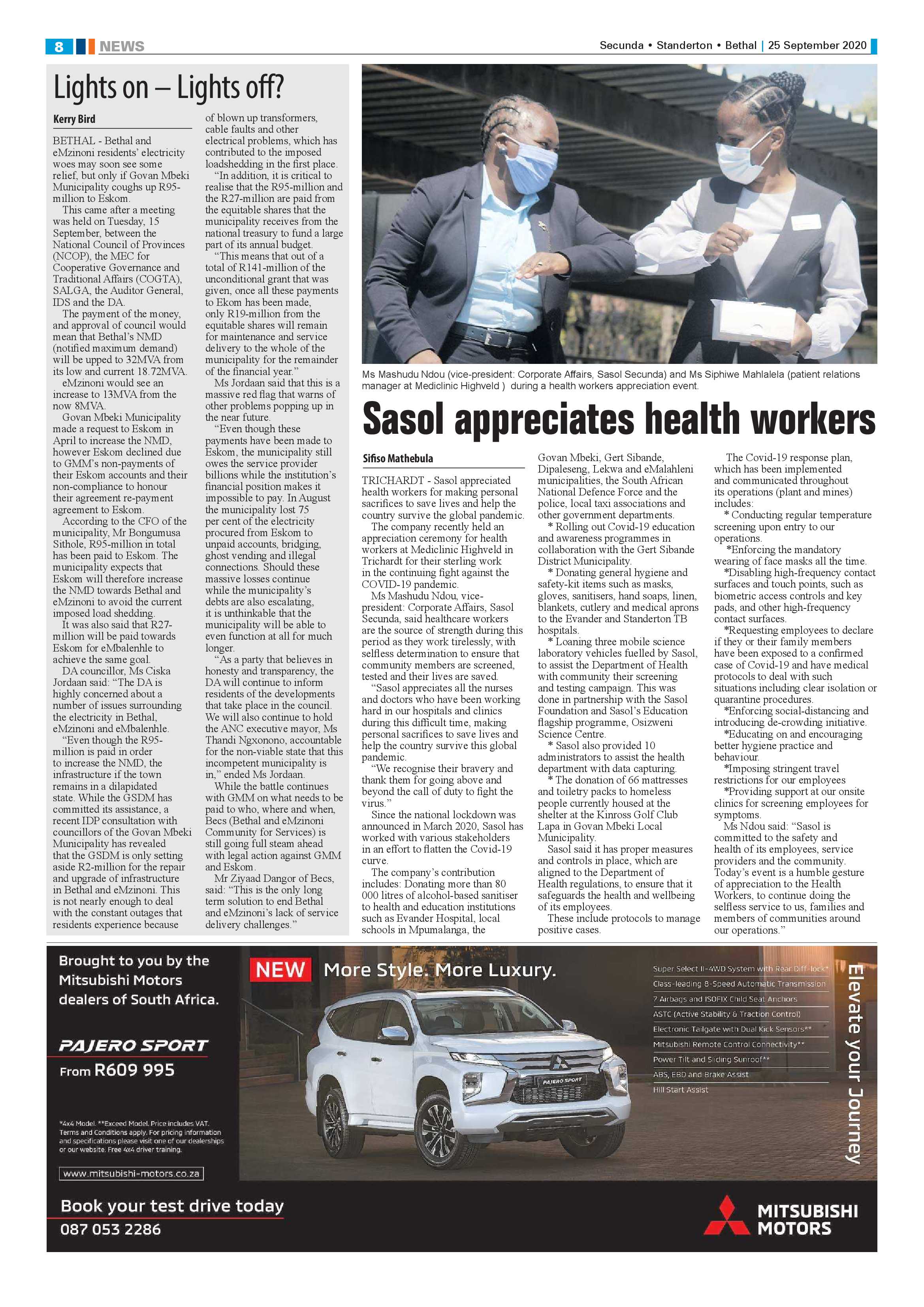 Ridge Times 25 September 2020 page 8