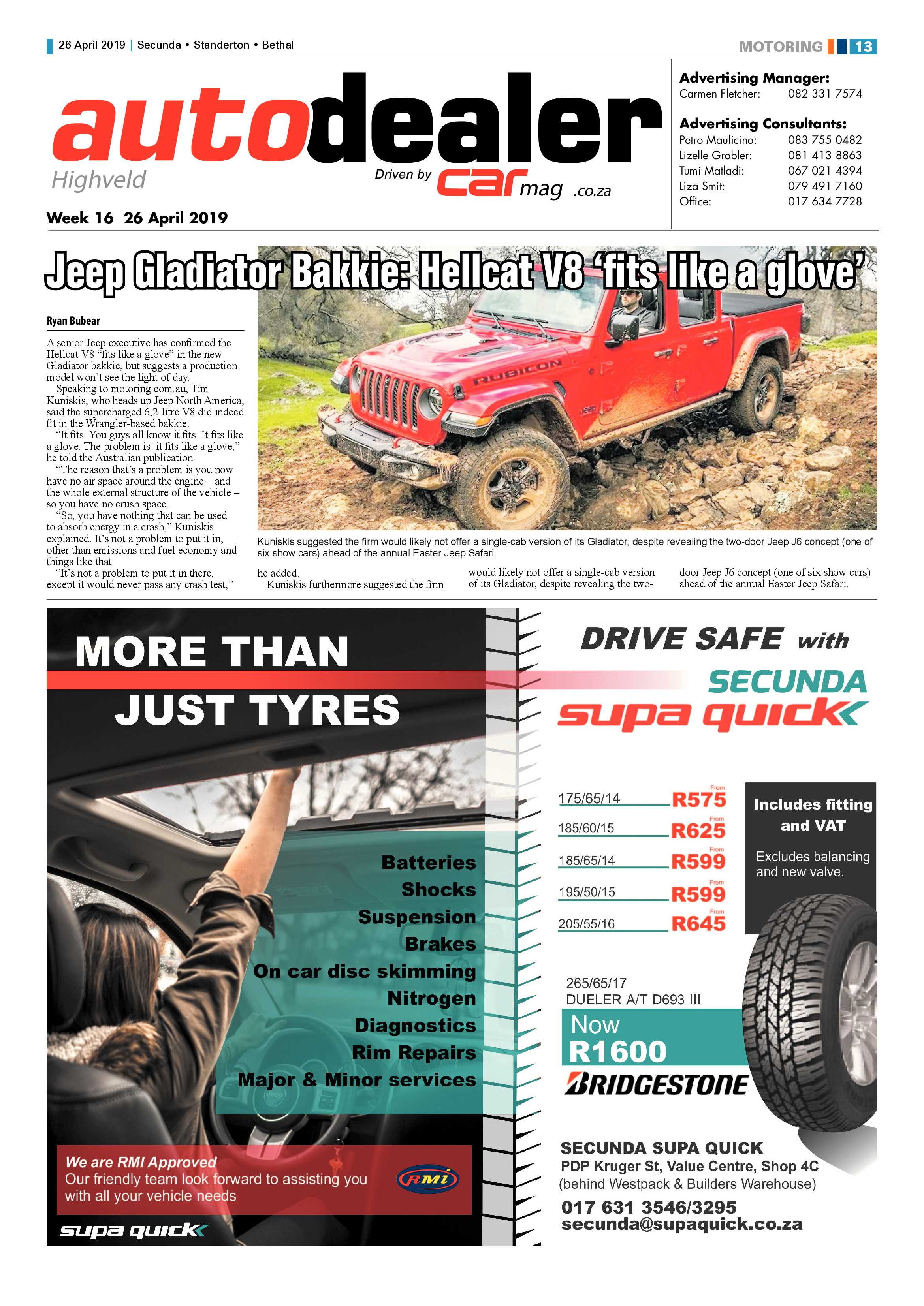 Ridge Times 26 April 2019 page 13