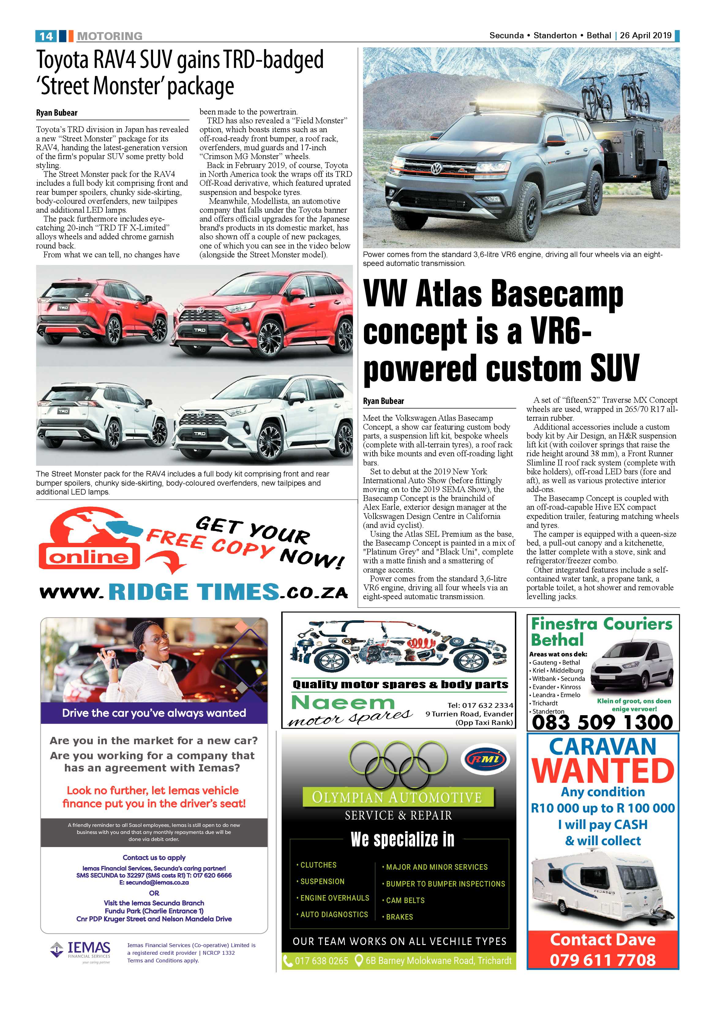 Ridge Times 26 April 2019 page 14