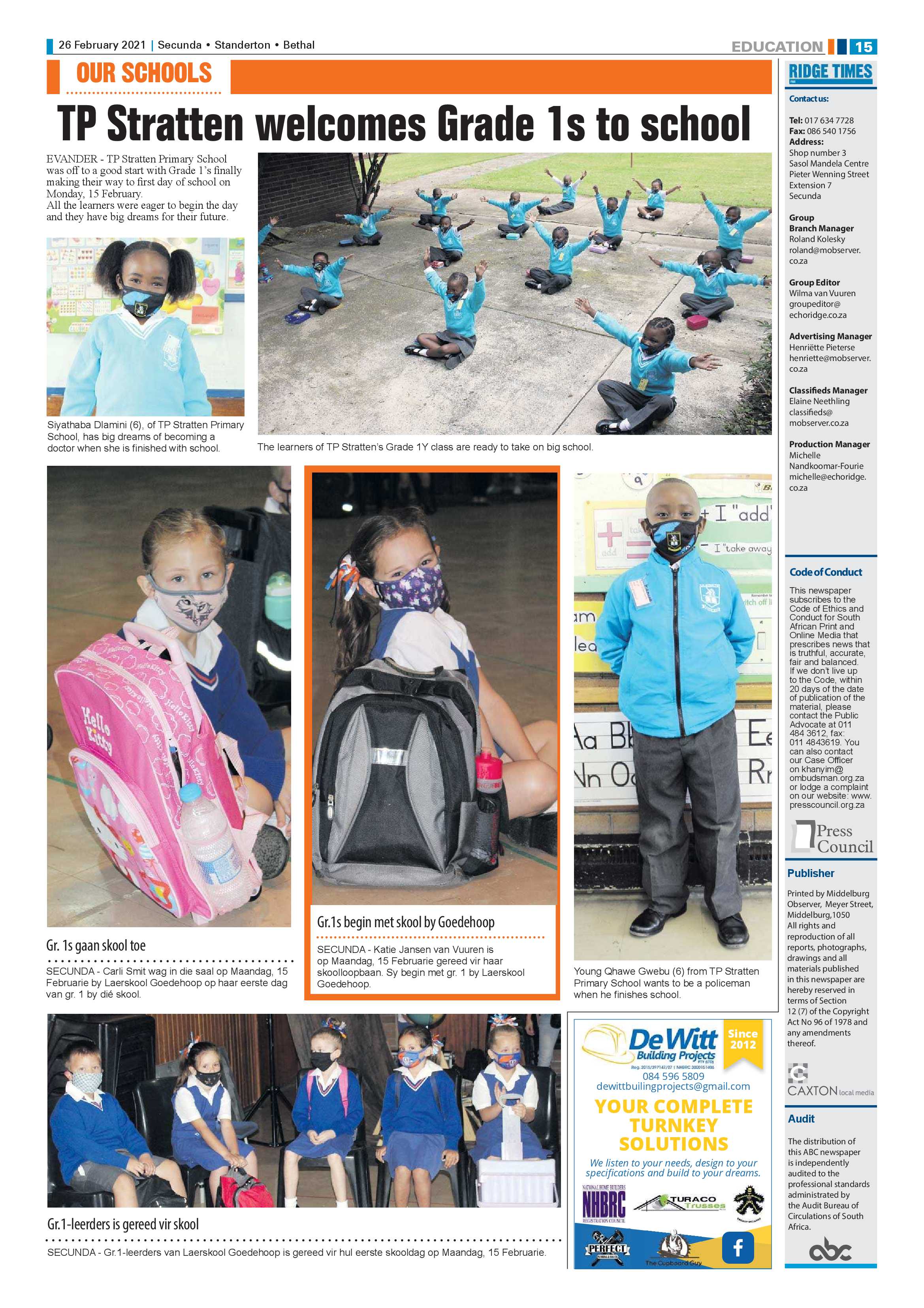 Ridge Times 26 February 2021 page 15