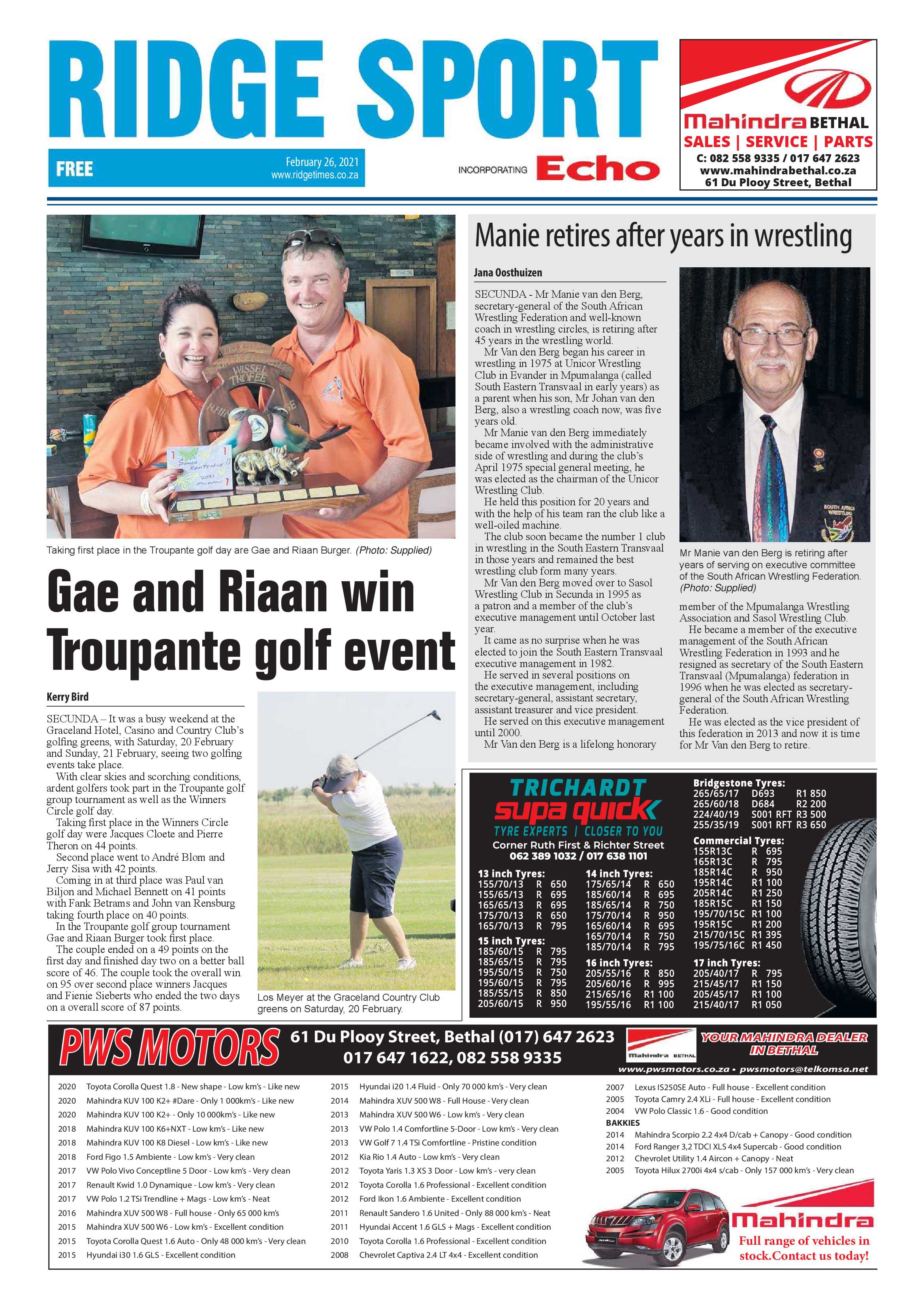 Ridge Times 26 February 2021 page 16