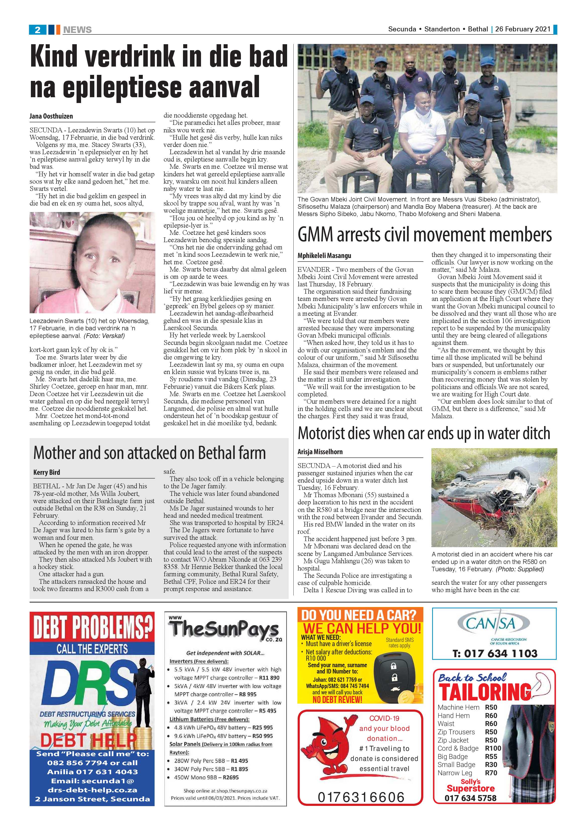 Ridge Times 26 February 2021 page 2