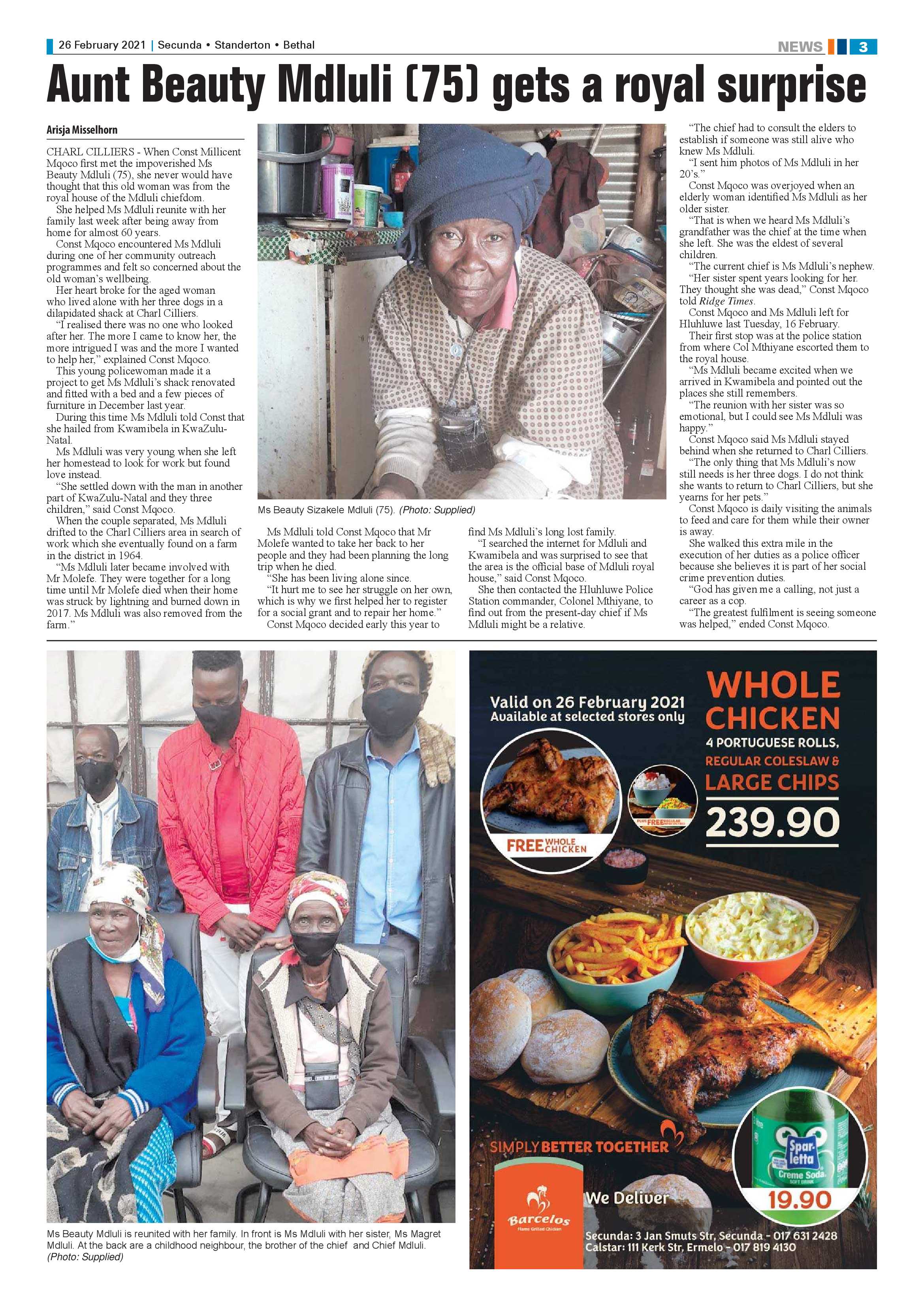 Ridge Times 26 February 2021 page 3