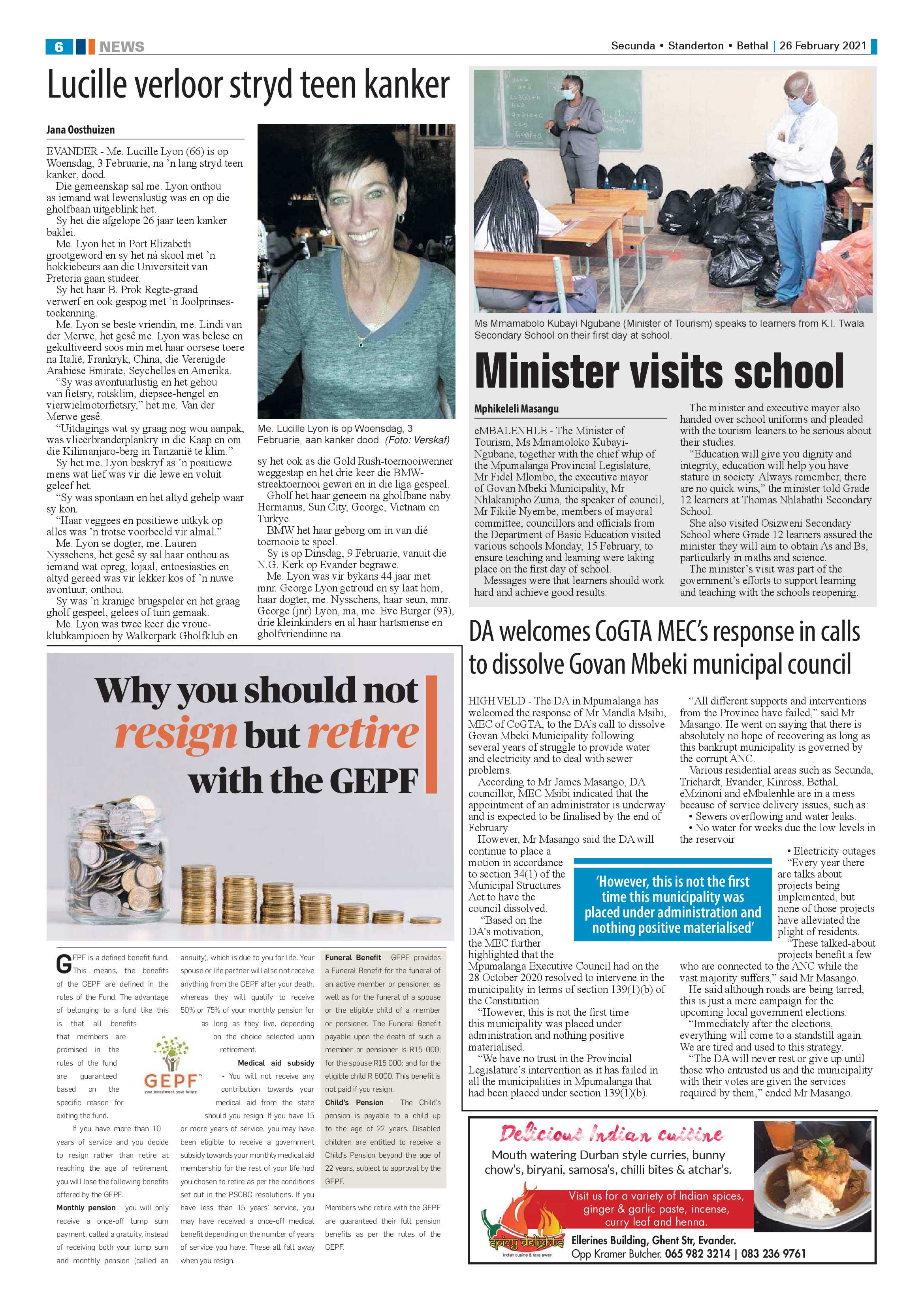 Ridge Times 26 February 2021 page 6