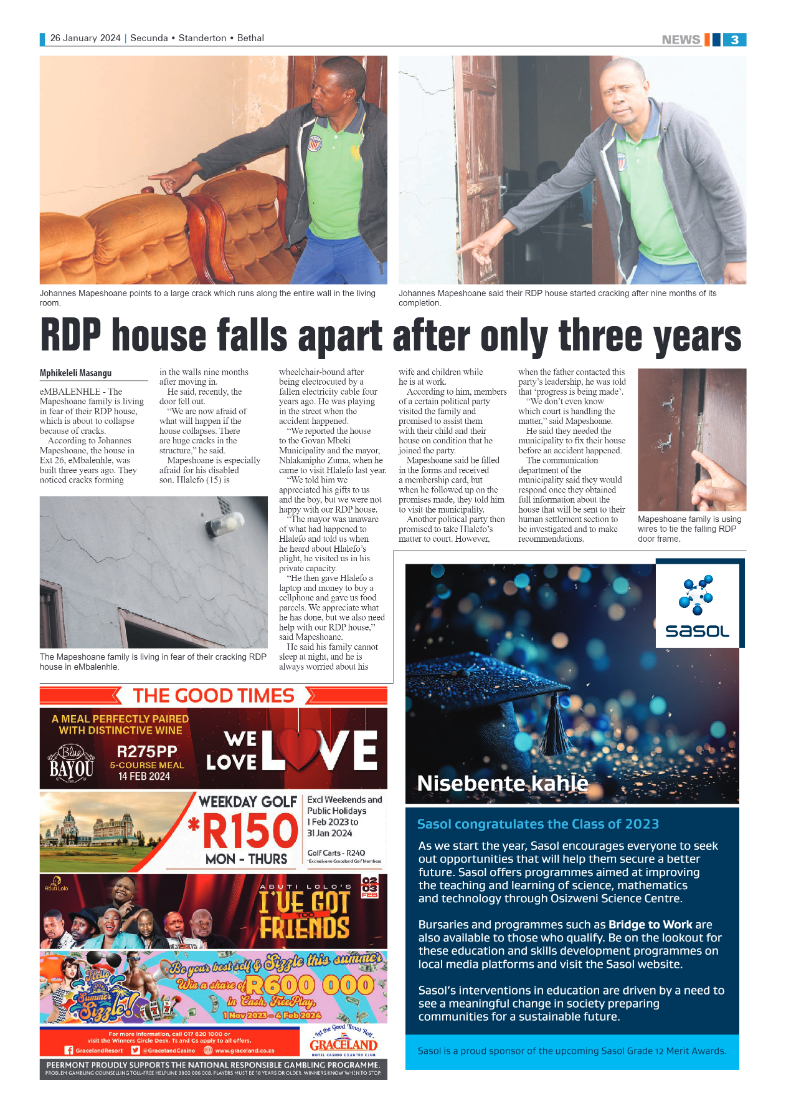 Ridge Times 26 January 2024 page 3