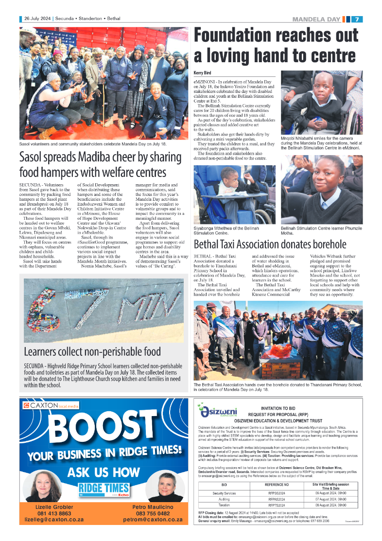 Ridge Times 26 July 2024 page 7