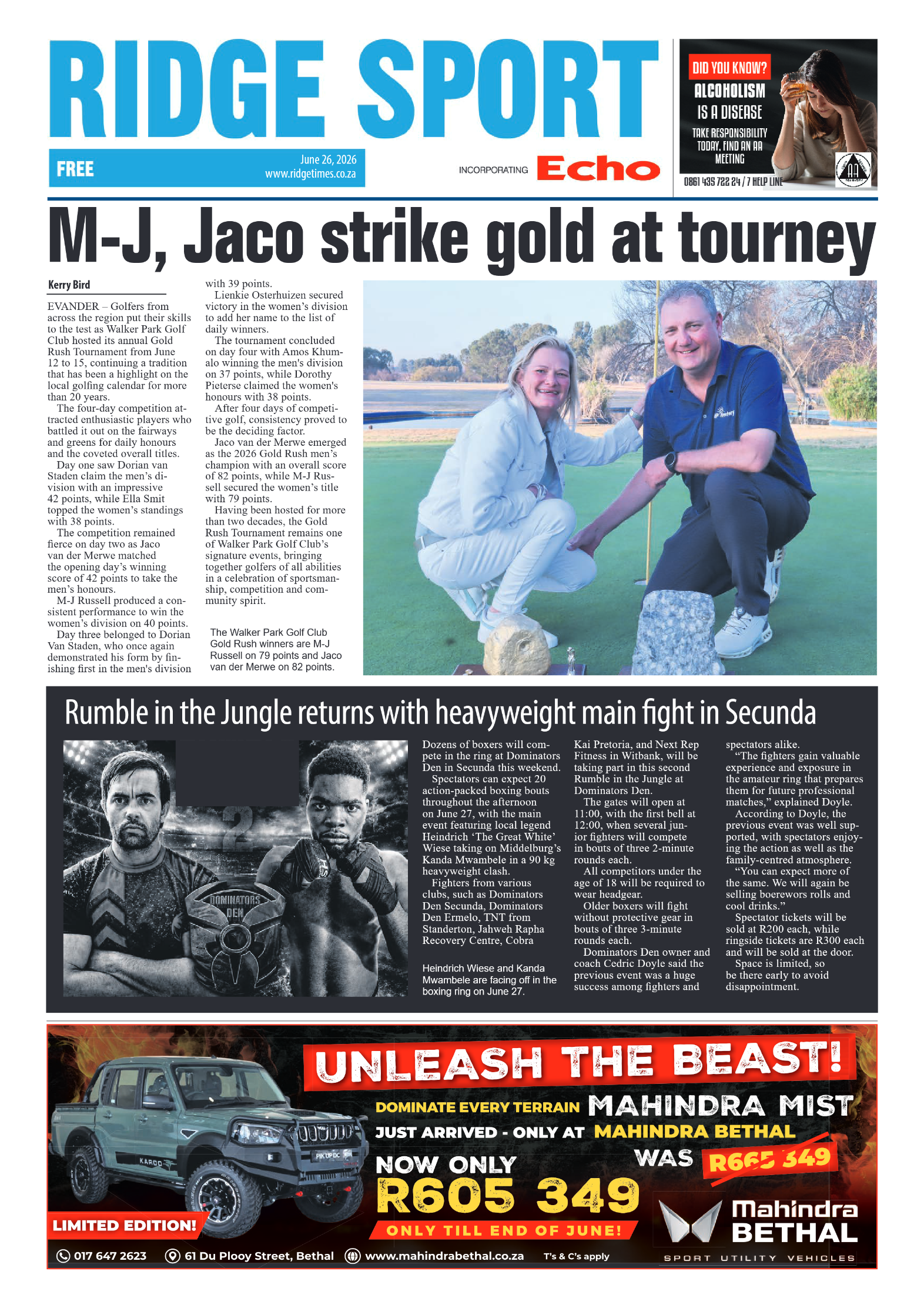 Ridge Times 26 June 2026 page 8