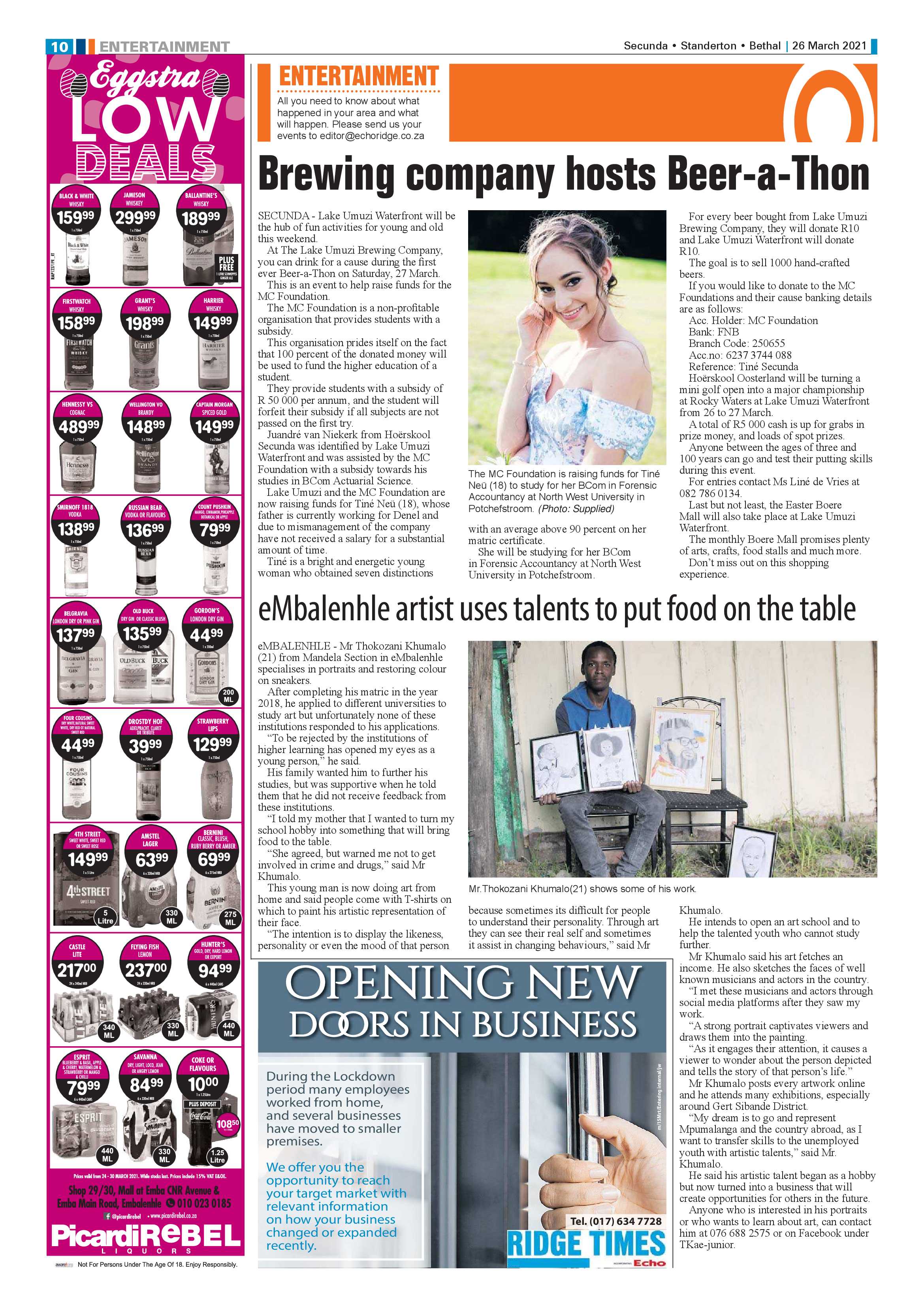 Ridge Times 26 March 2021 page 10