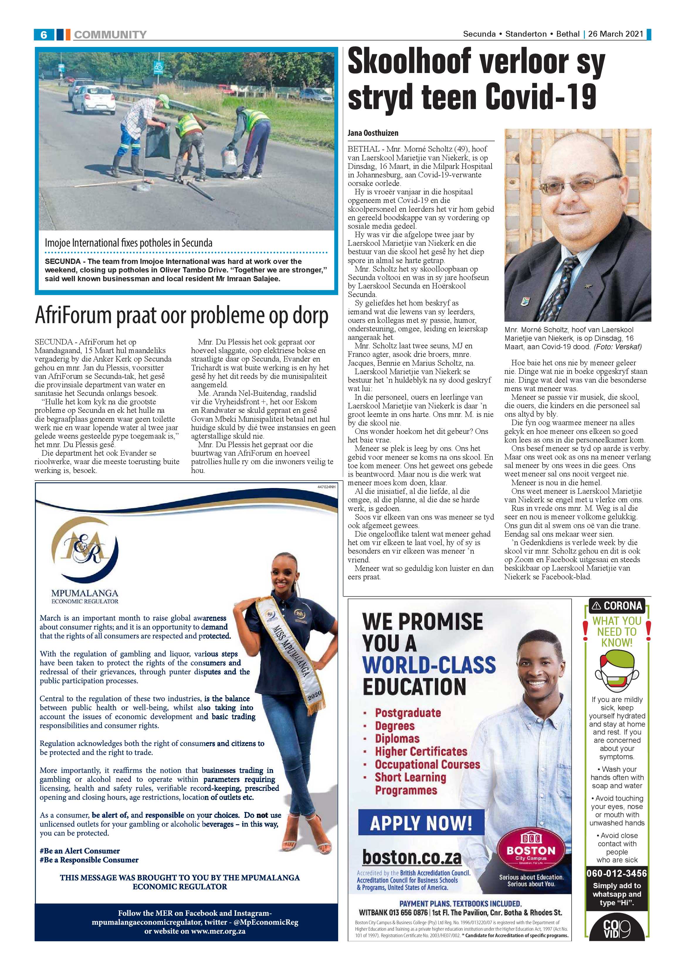 Ridge Times 26 March 2021 page 6