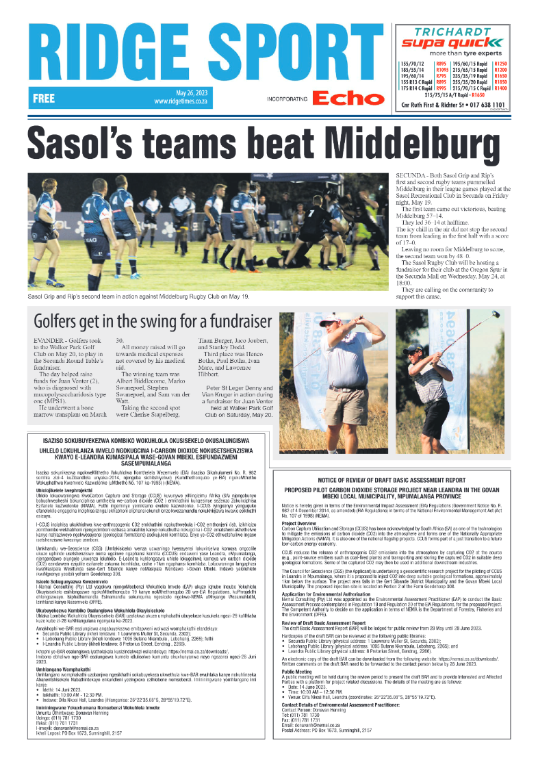 Ridge Times 26 May 2023 page 8