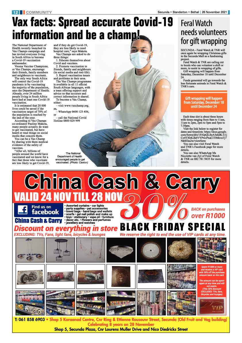 Ridge Times 26 November 2021 page 14