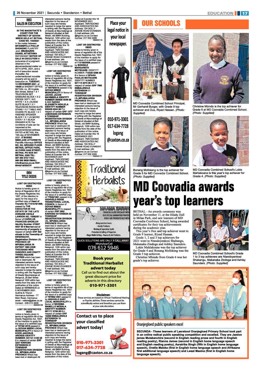 Ridge Times 26 November 2021 page 19