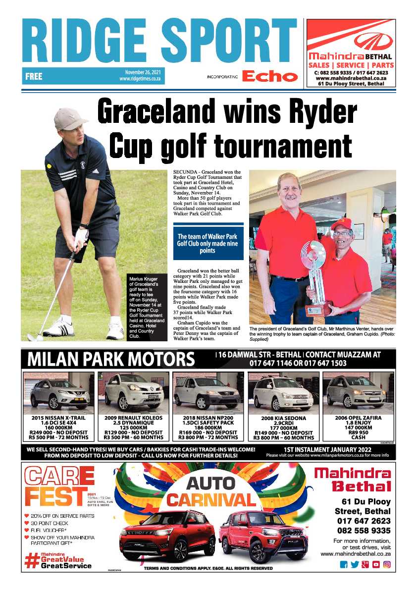 Ridge Times 26 November 2021 page 22