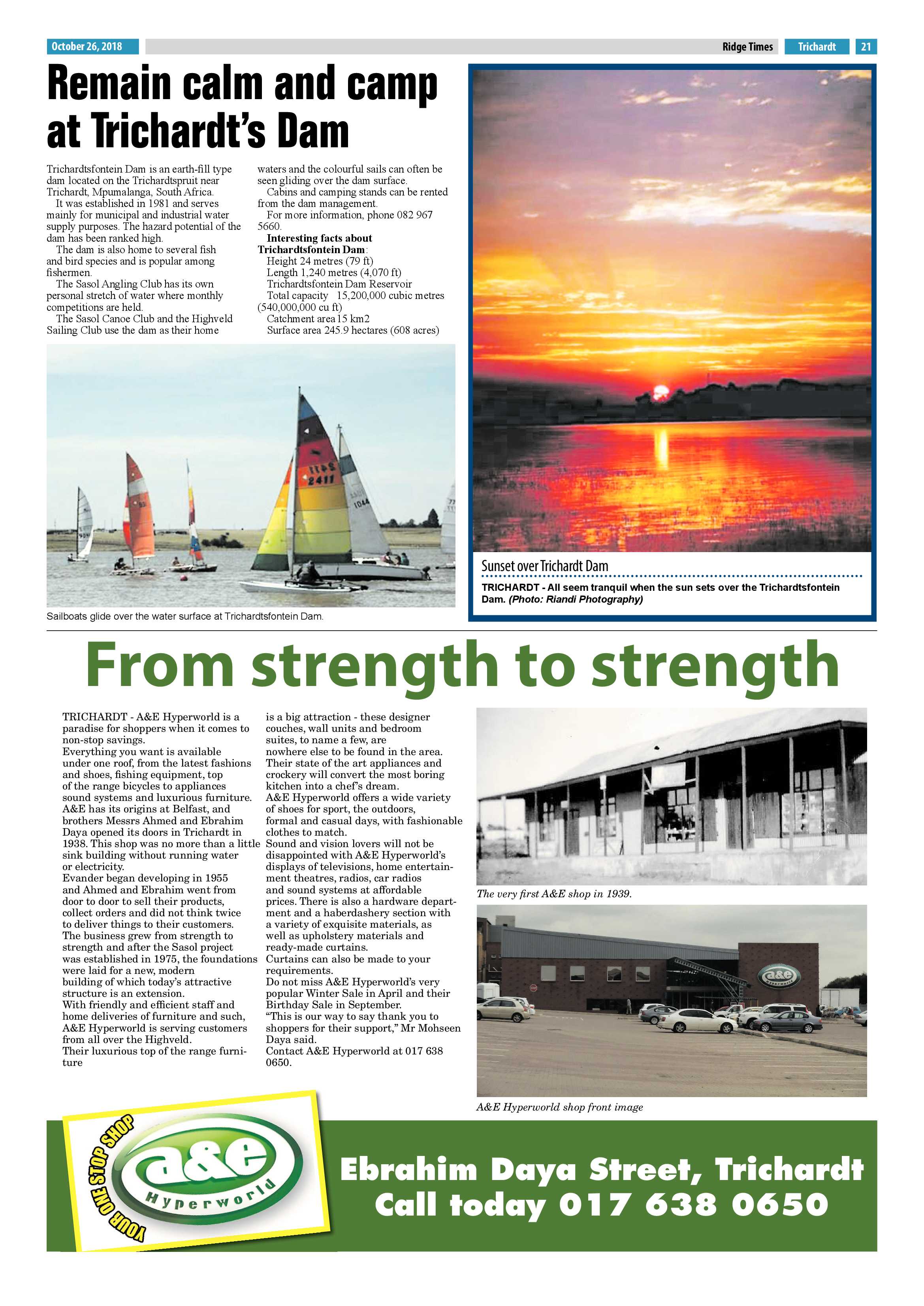 Ridge Times 26 October 2018 page 21
