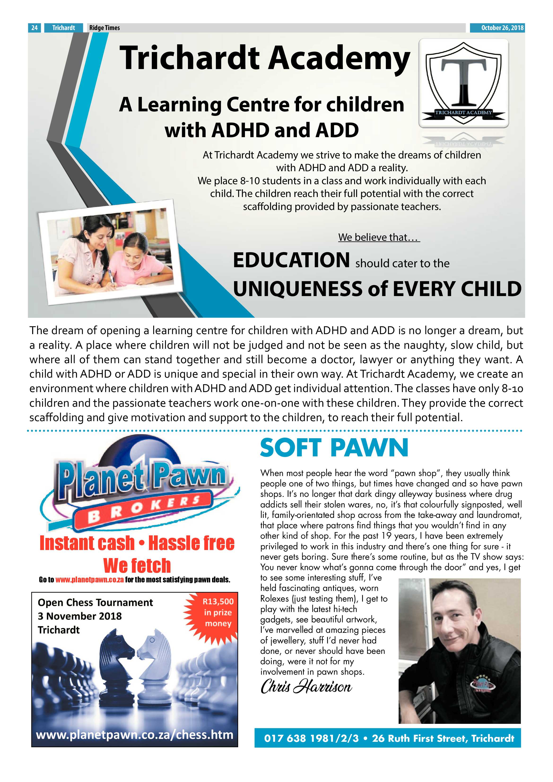 Ridge Times 26 October 2018 page 24