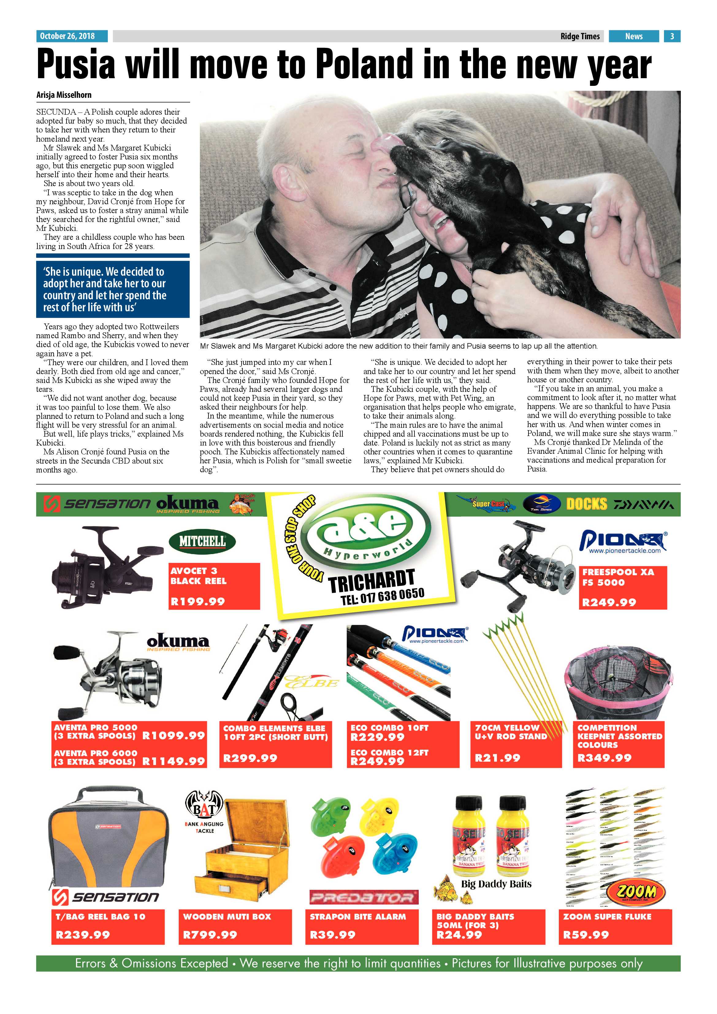 Ridge Times 26 October 2018 page 3
