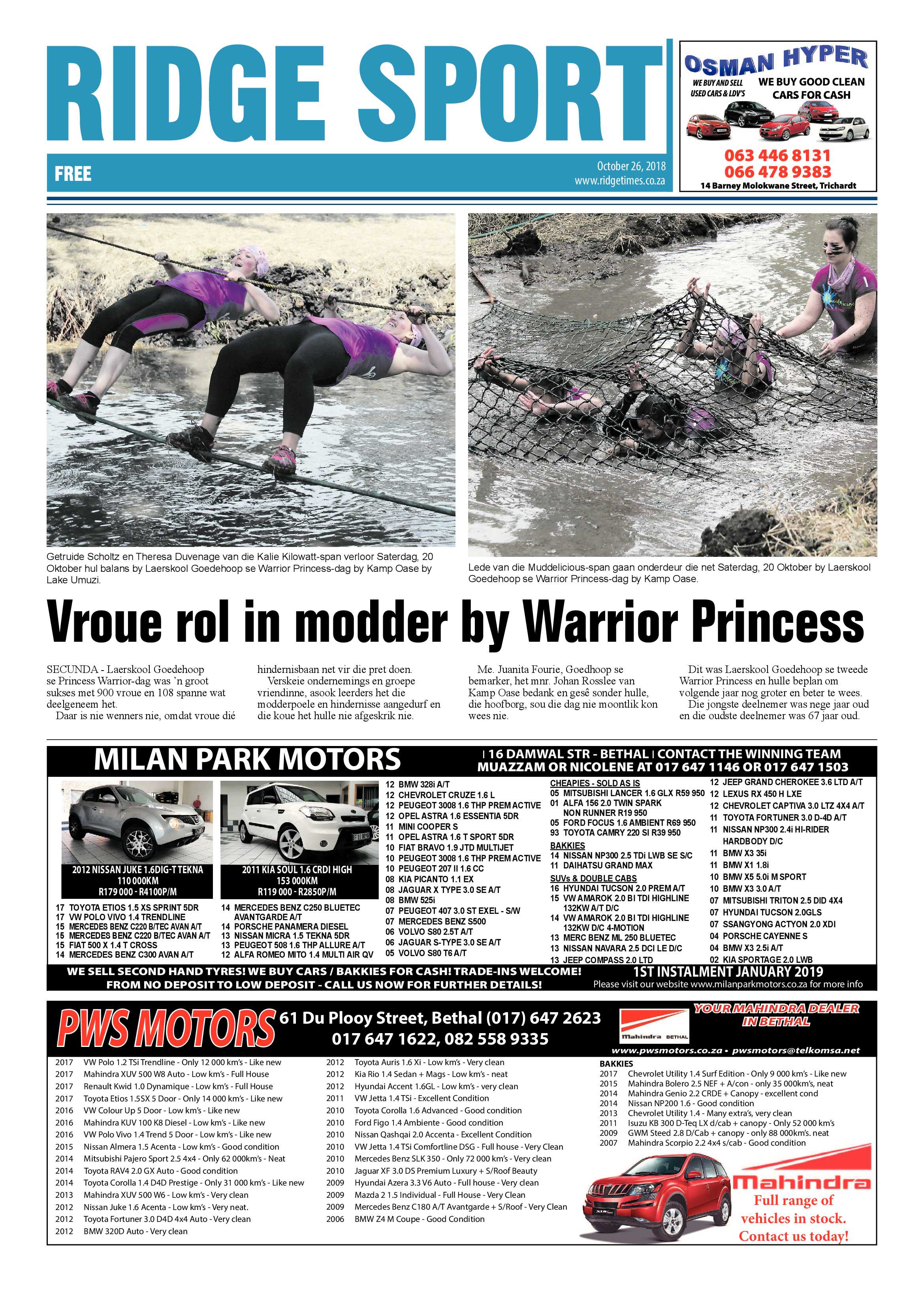 Ridge Times 26 October 2018 page 36