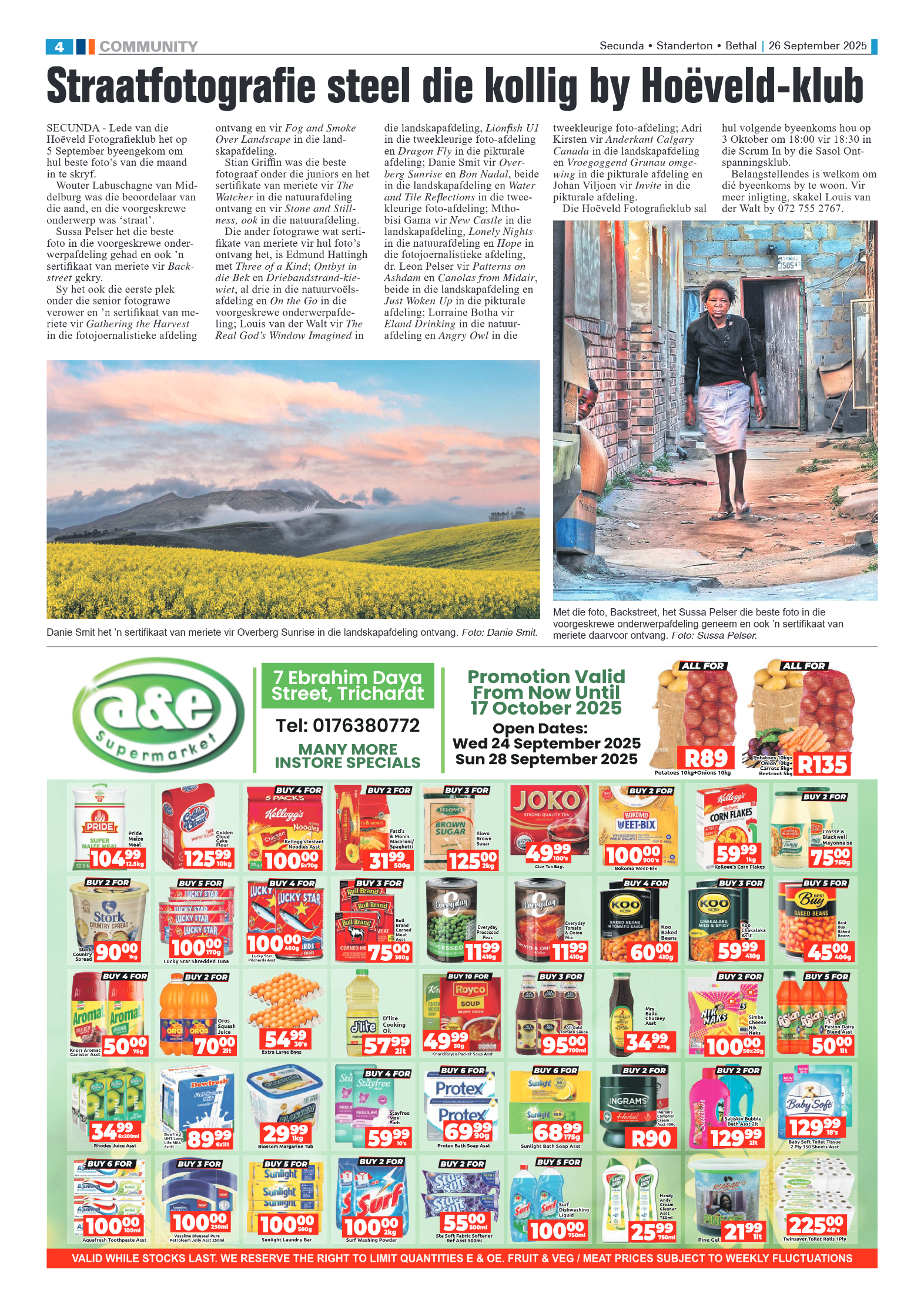 Ridge Times 26 September 2025 page 4