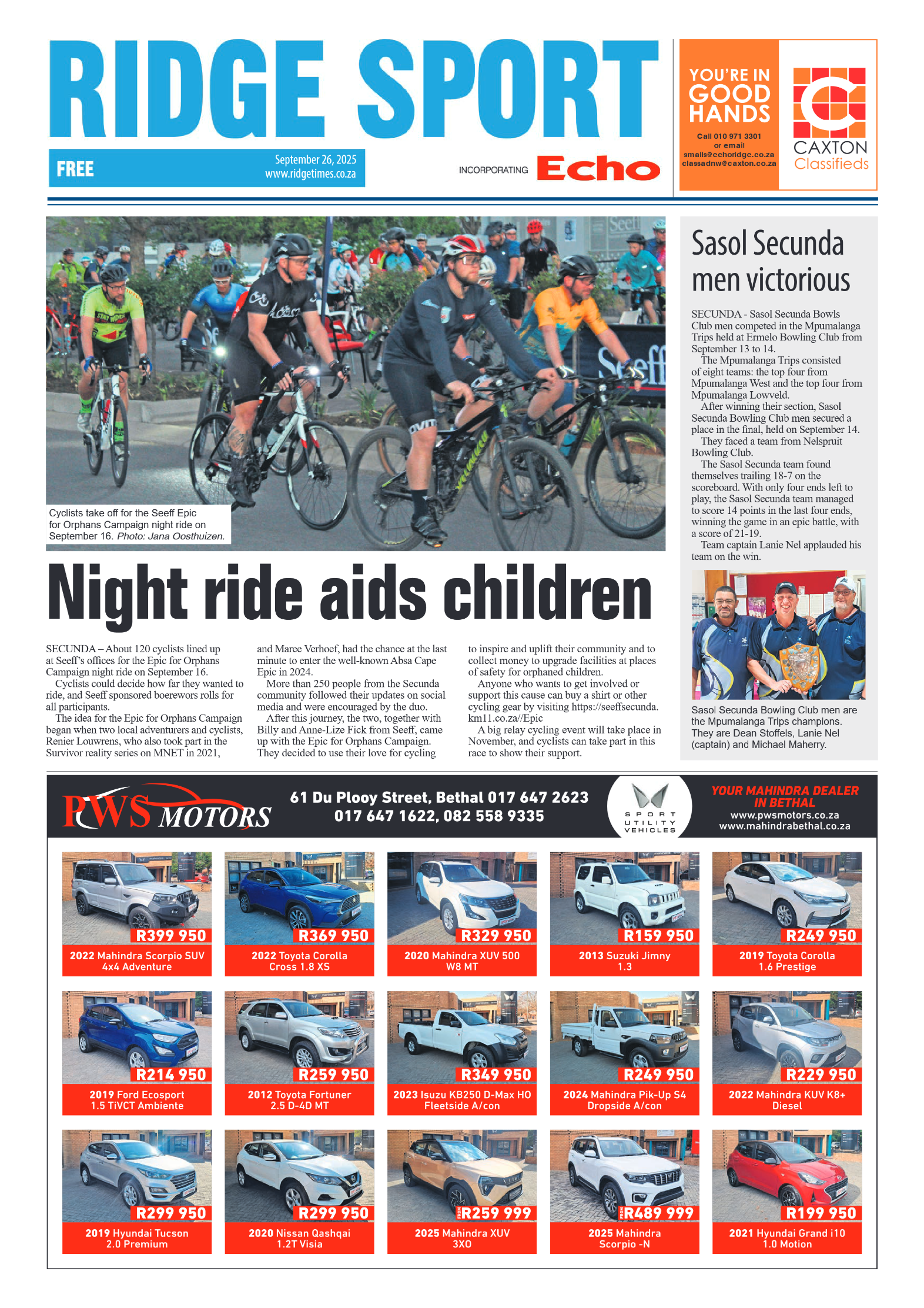 Ridge Times 26 September 2025 page 8