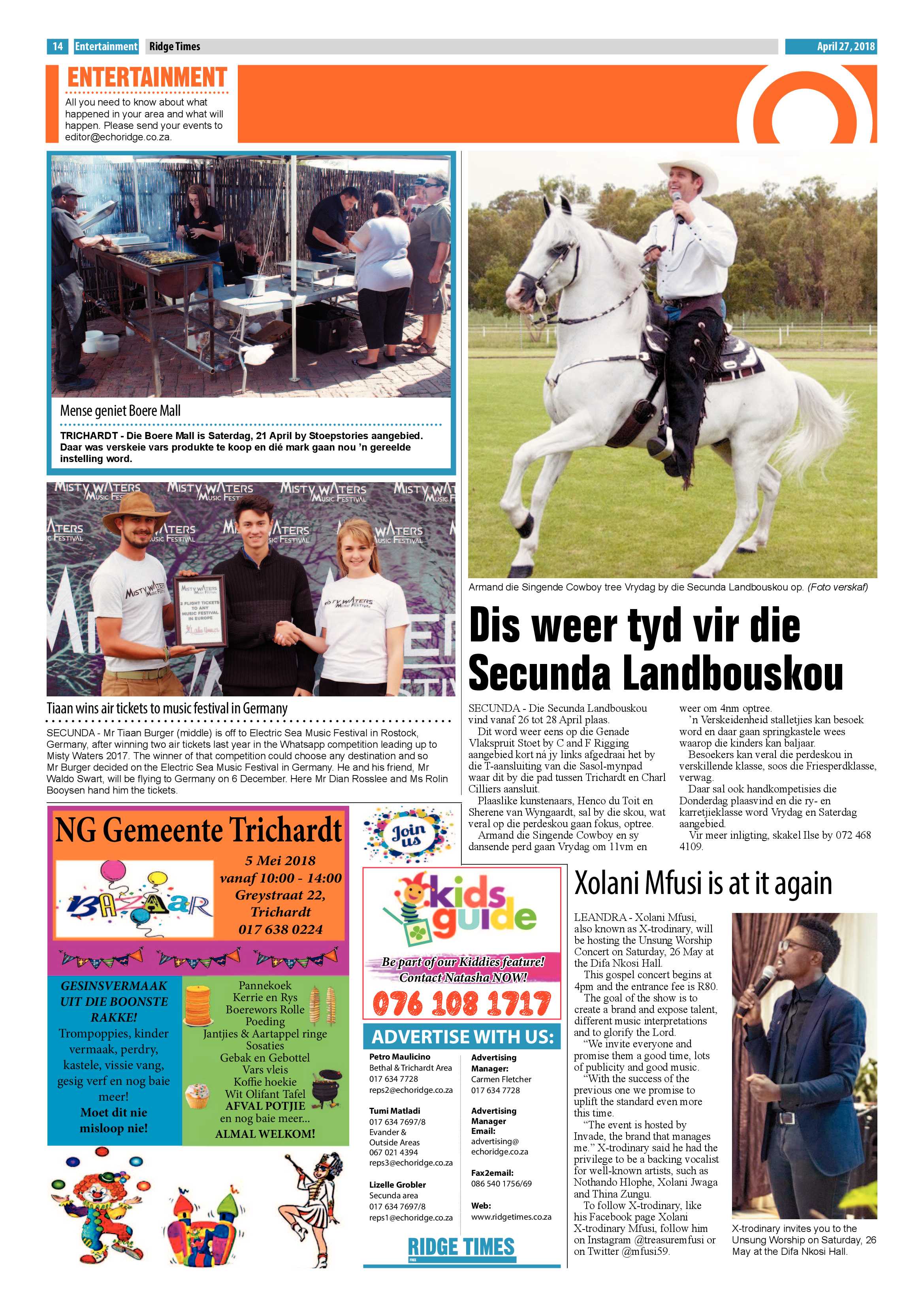 Ridge Times 27 April 2018 page 14