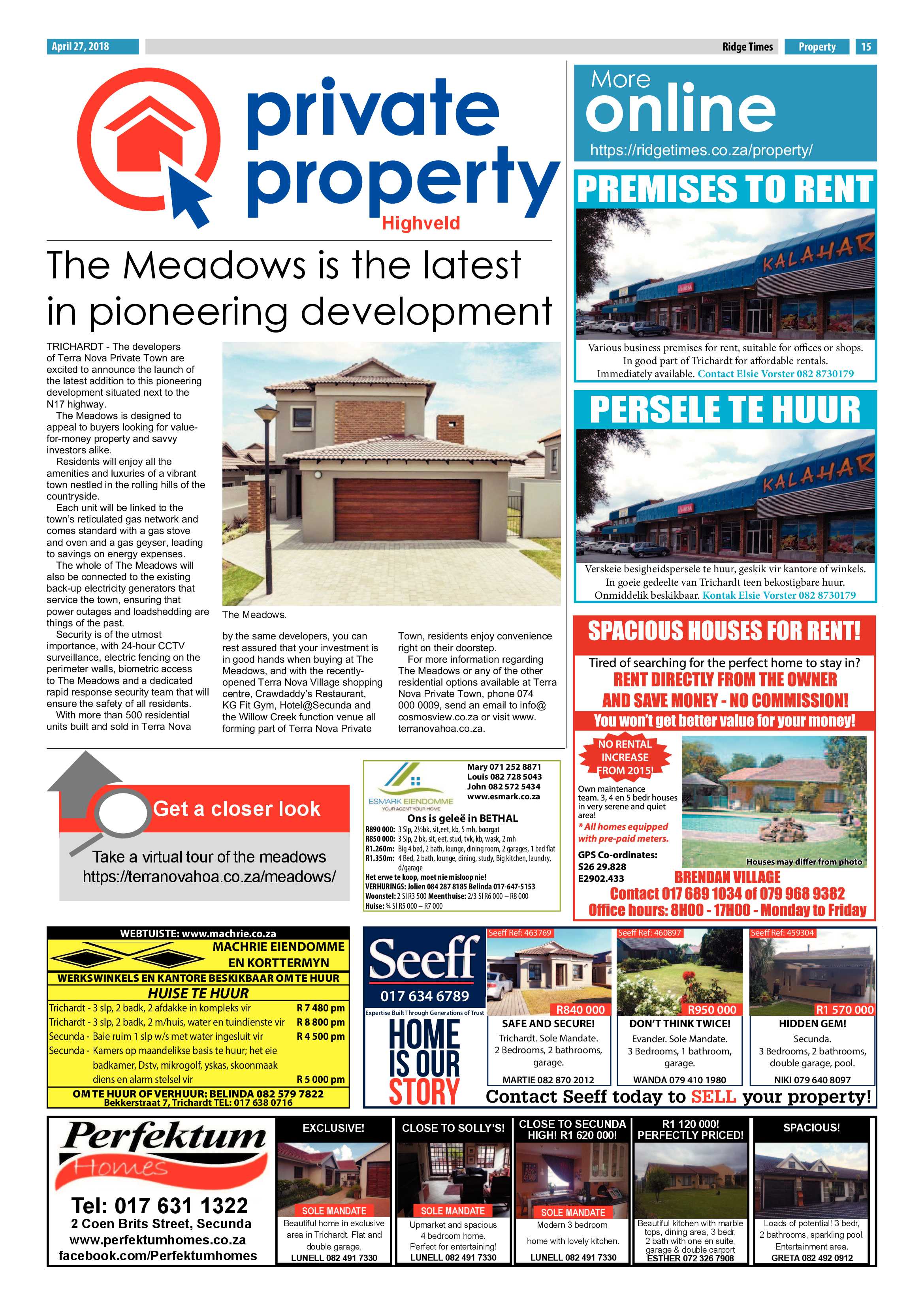 Ridge Times 27 April 2018 page 15