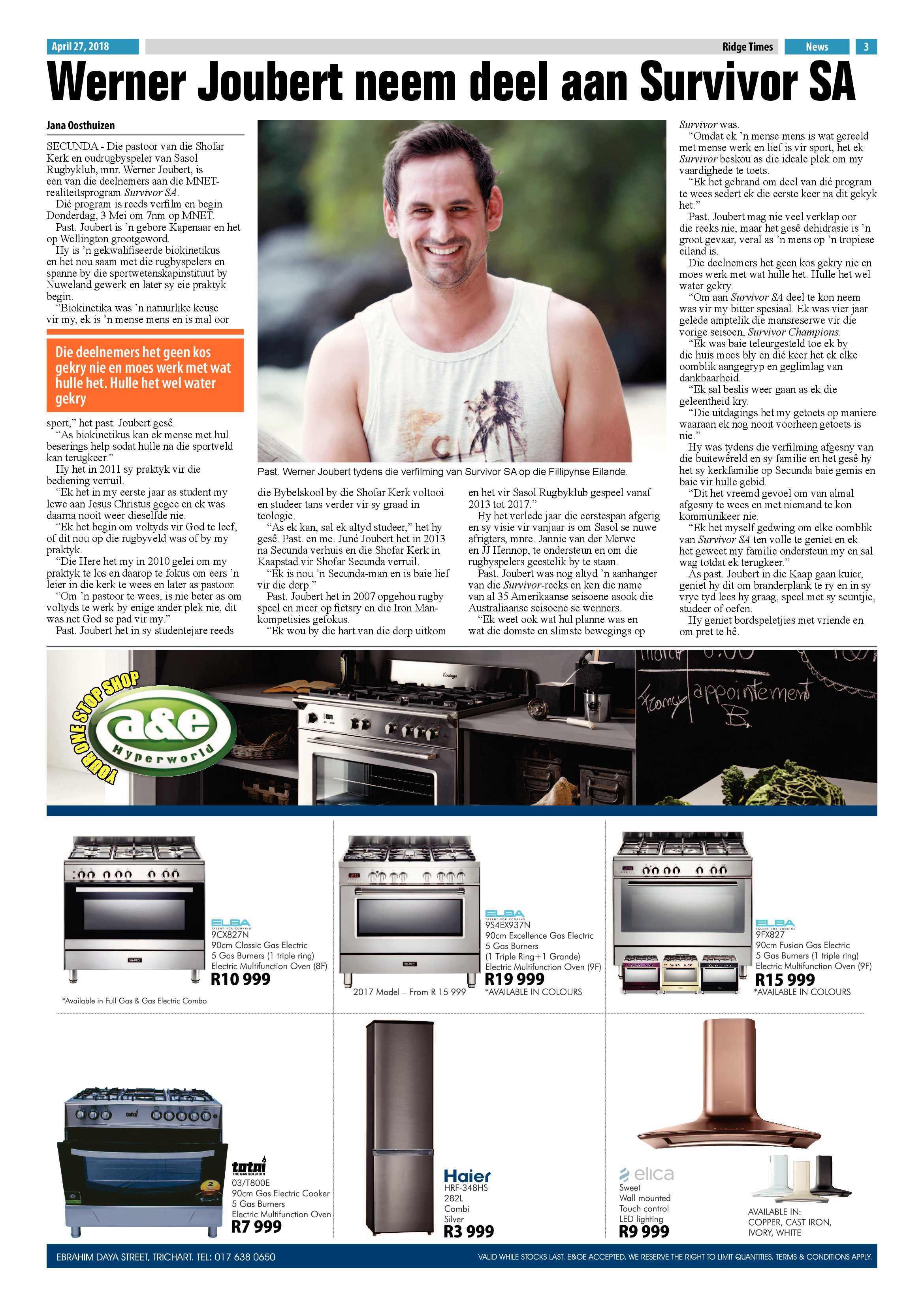 Ridge Times 27 April 2018 page 3