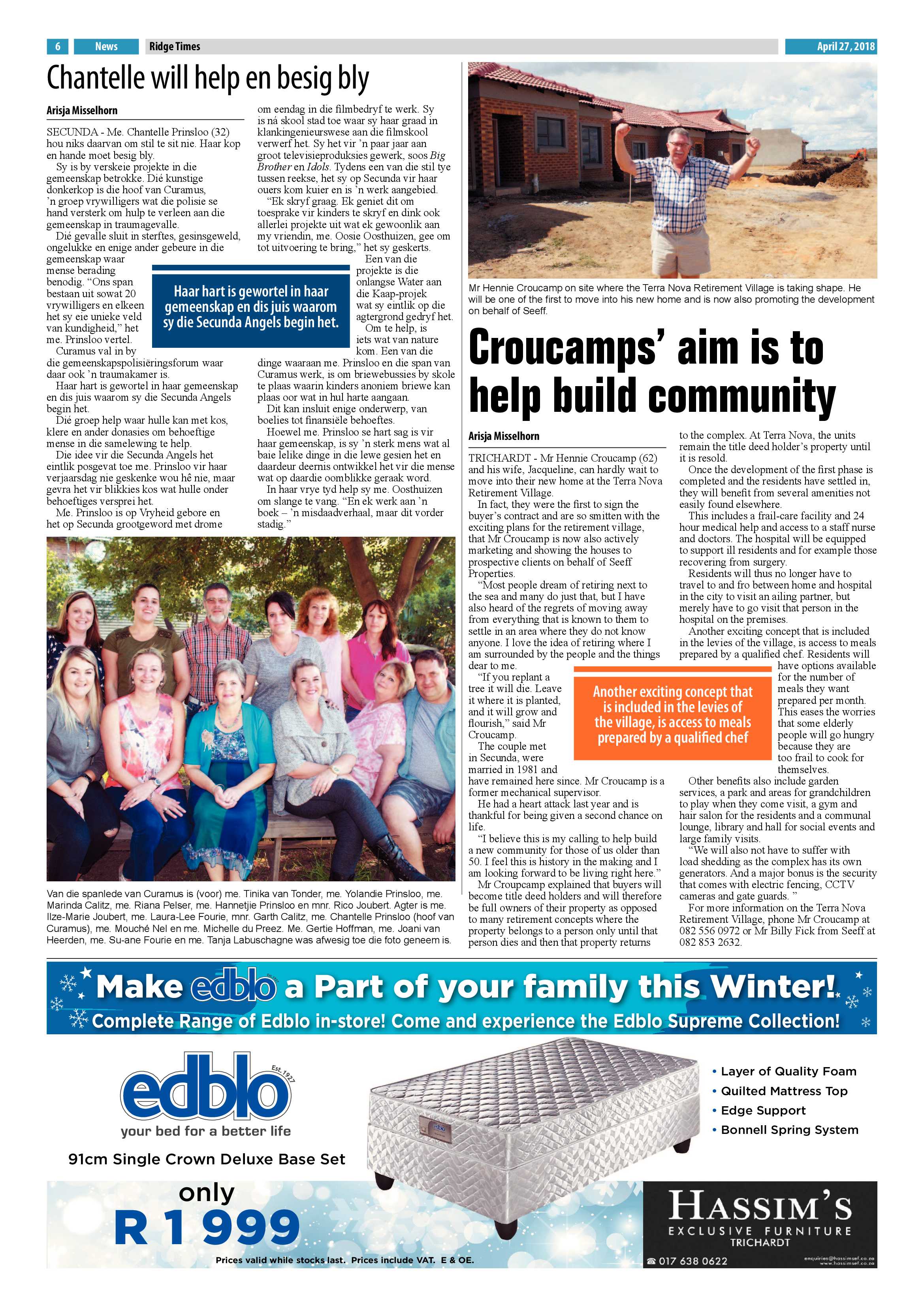Ridge Times 27 April 2018 page 6
