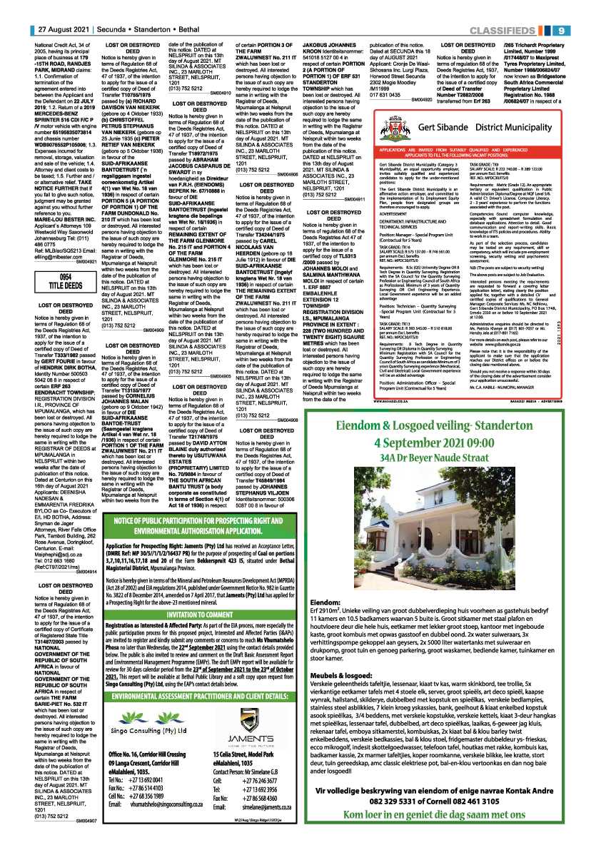 Ridge Times 27 August 2021 page 11