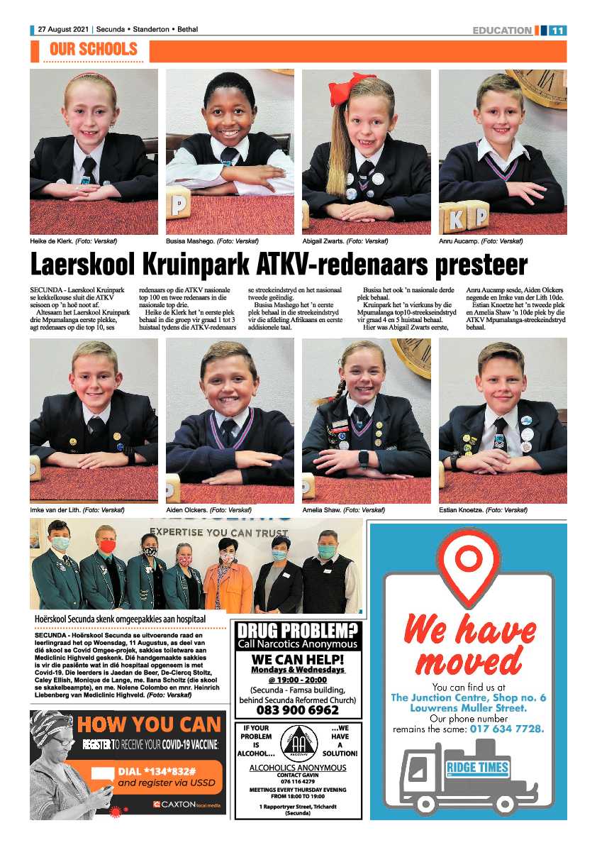 Ridge Times 27 August 2021 page 13