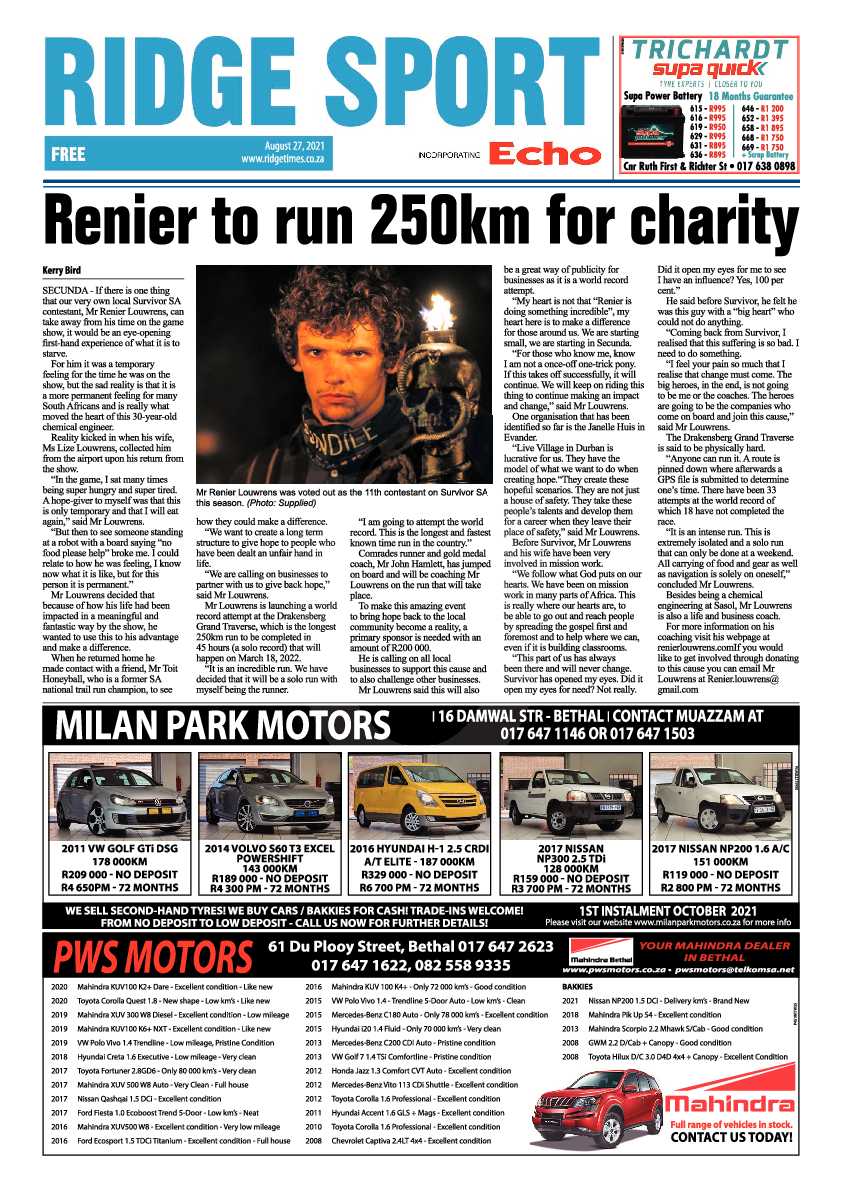 Ridge Times 27 August 2021 page 14