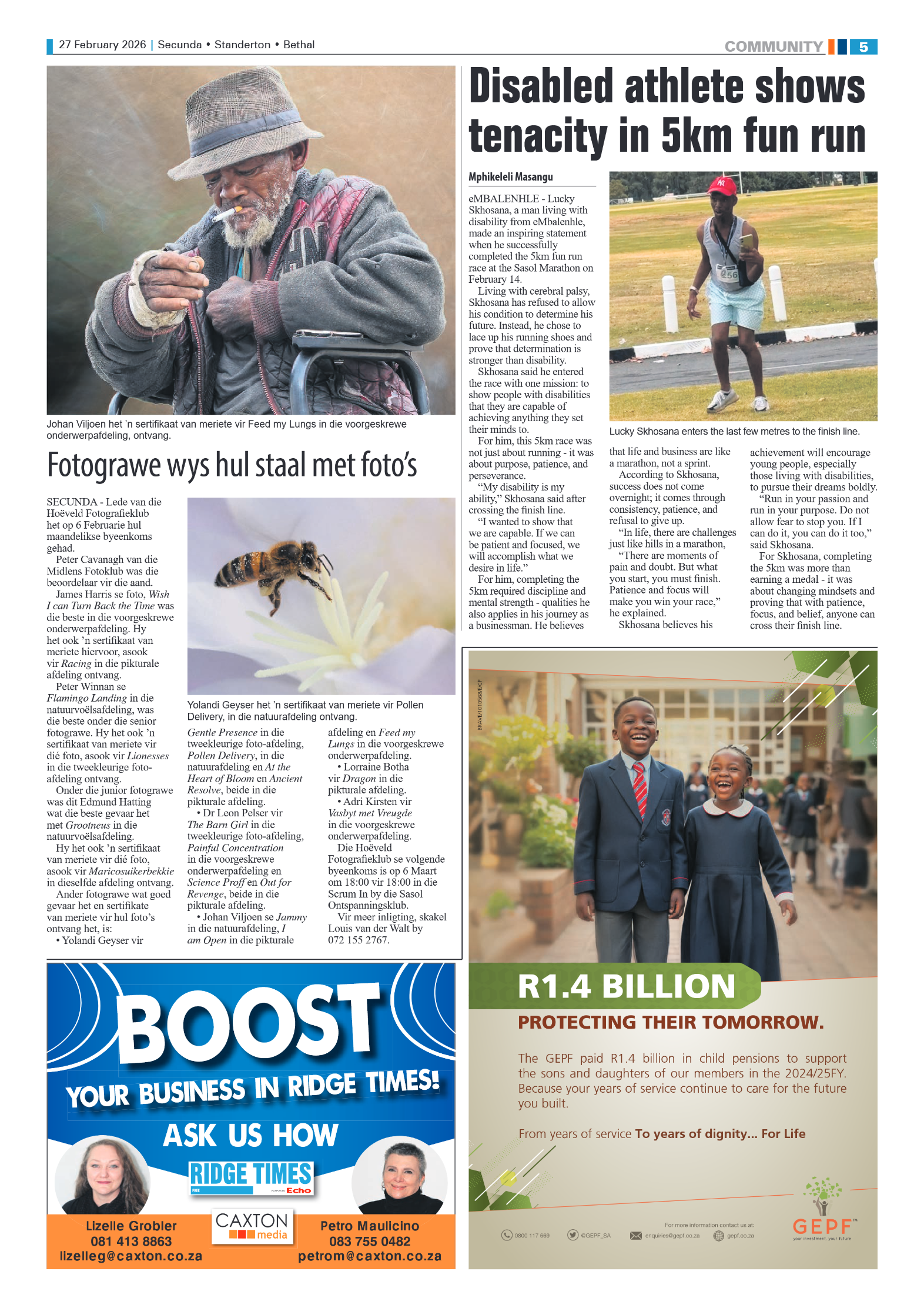 Ridge Times 27 February 2026 page 5