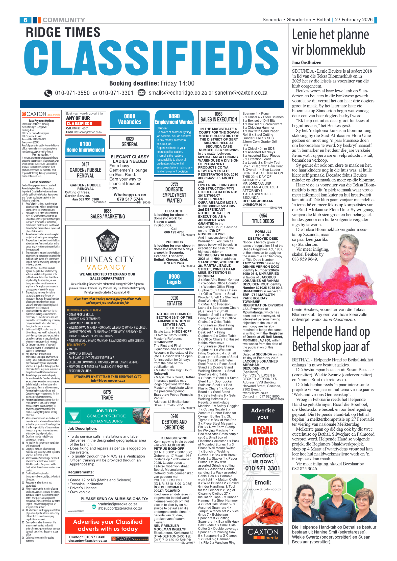 Ridge Times 27 February 2026 page 6