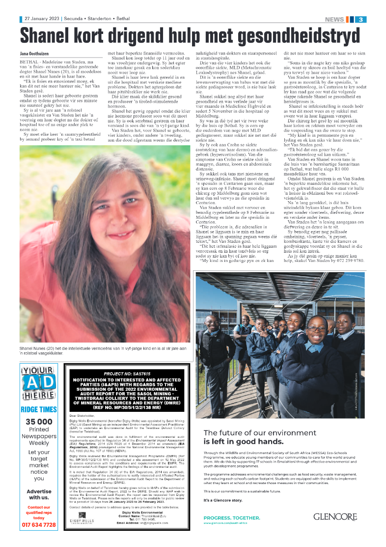 Ridge Times 27 January 2023 page 3