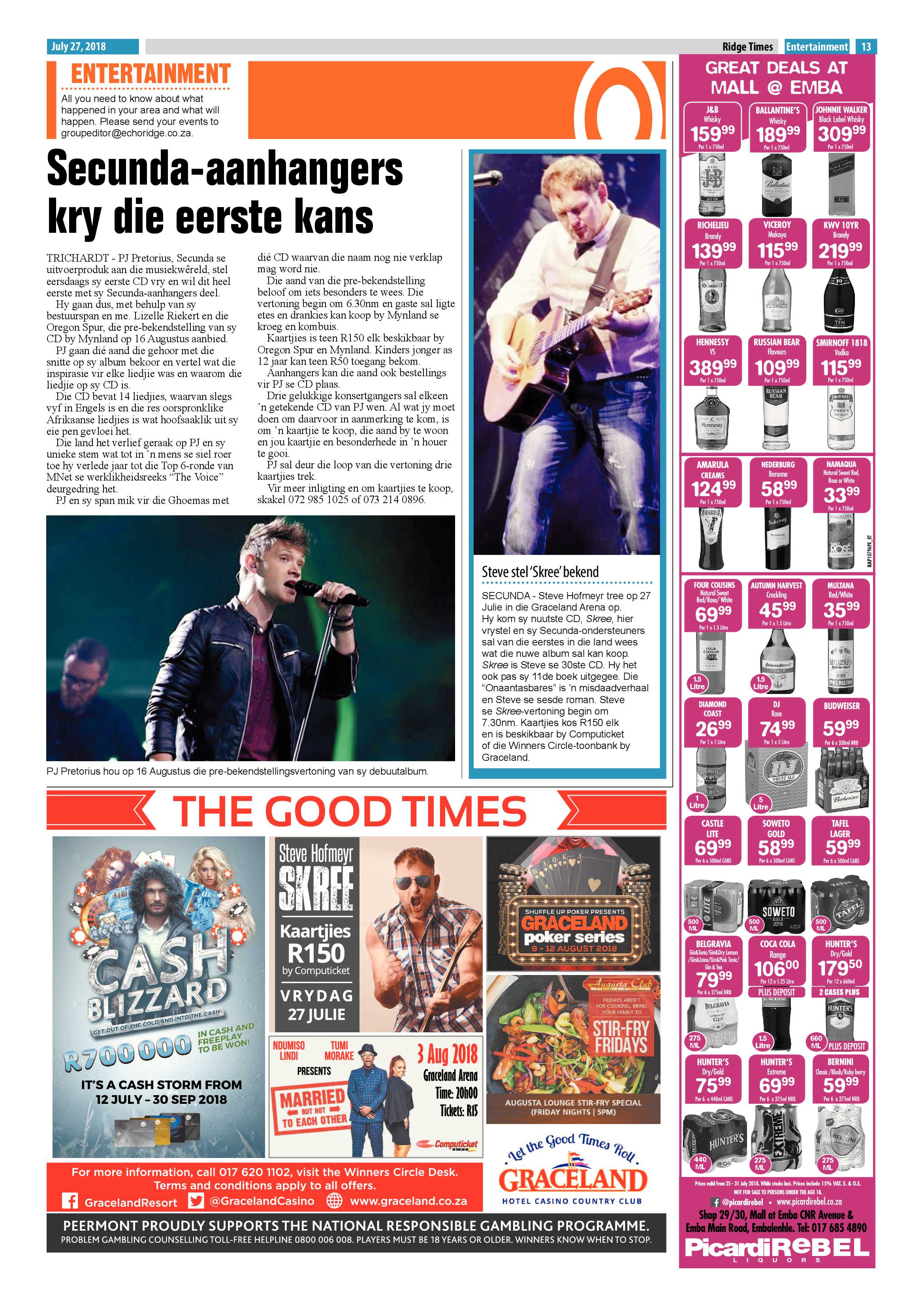 Ridge Times 27 July 2018 page 13