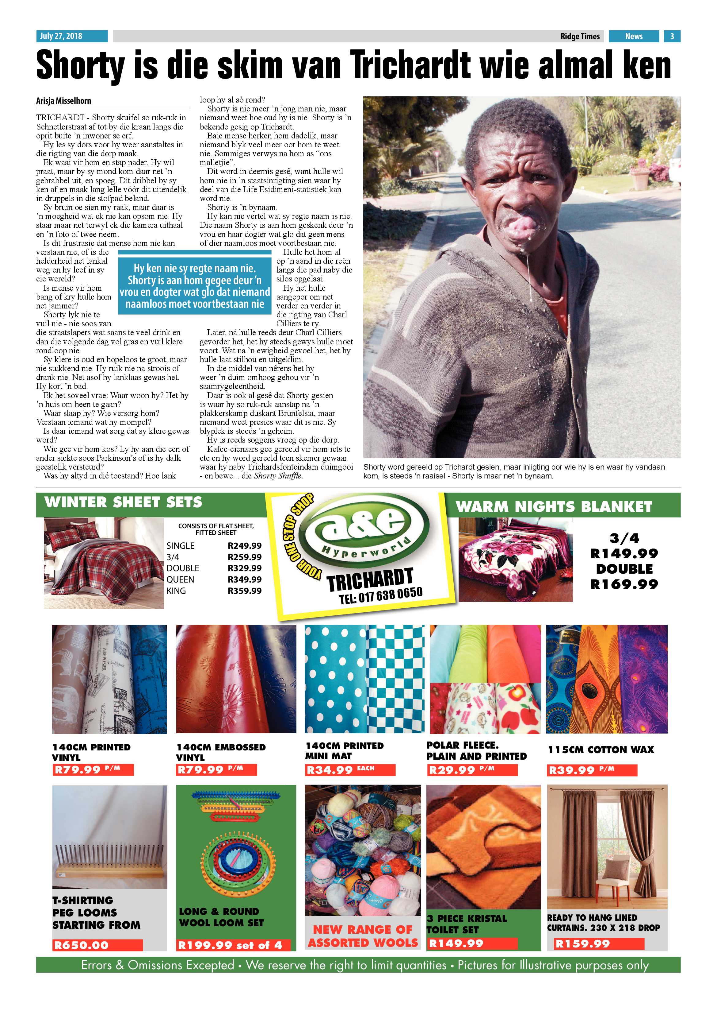 Ridge Times 27 July 2018 page 3