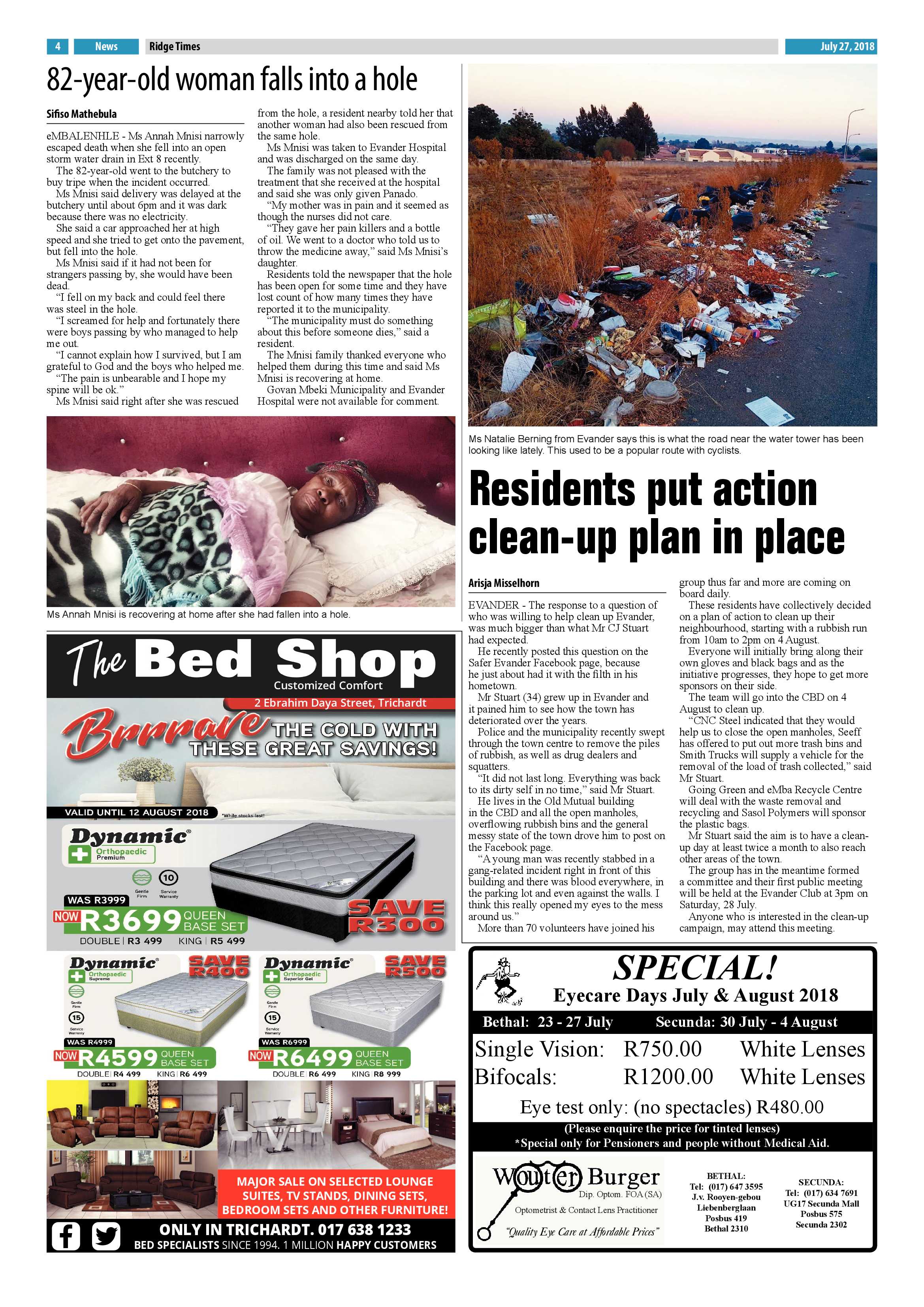 Ridge Times 27 July 2018 page 4