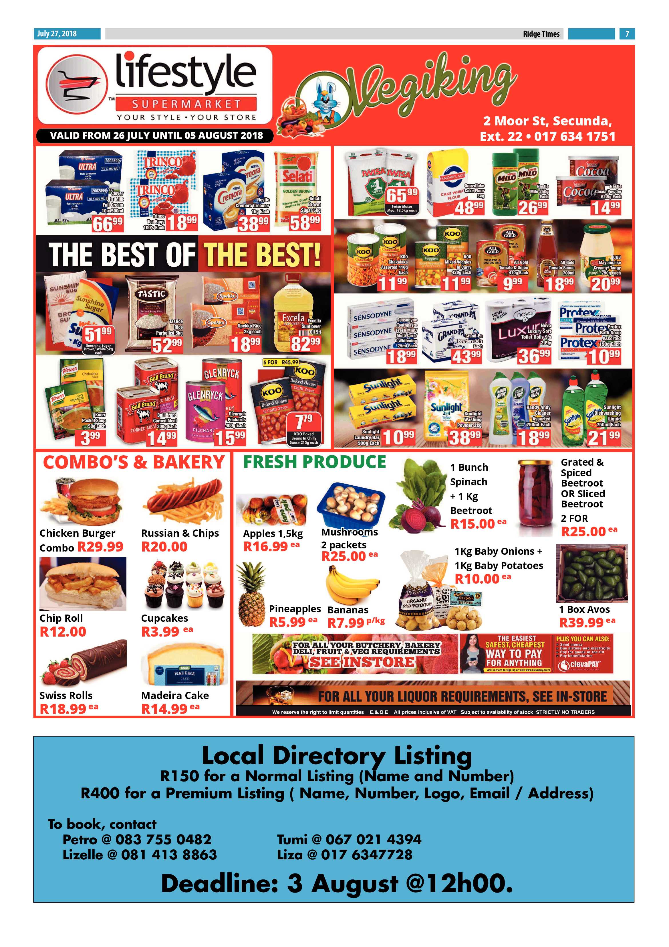Ridge Times 27 July 2018 page 7