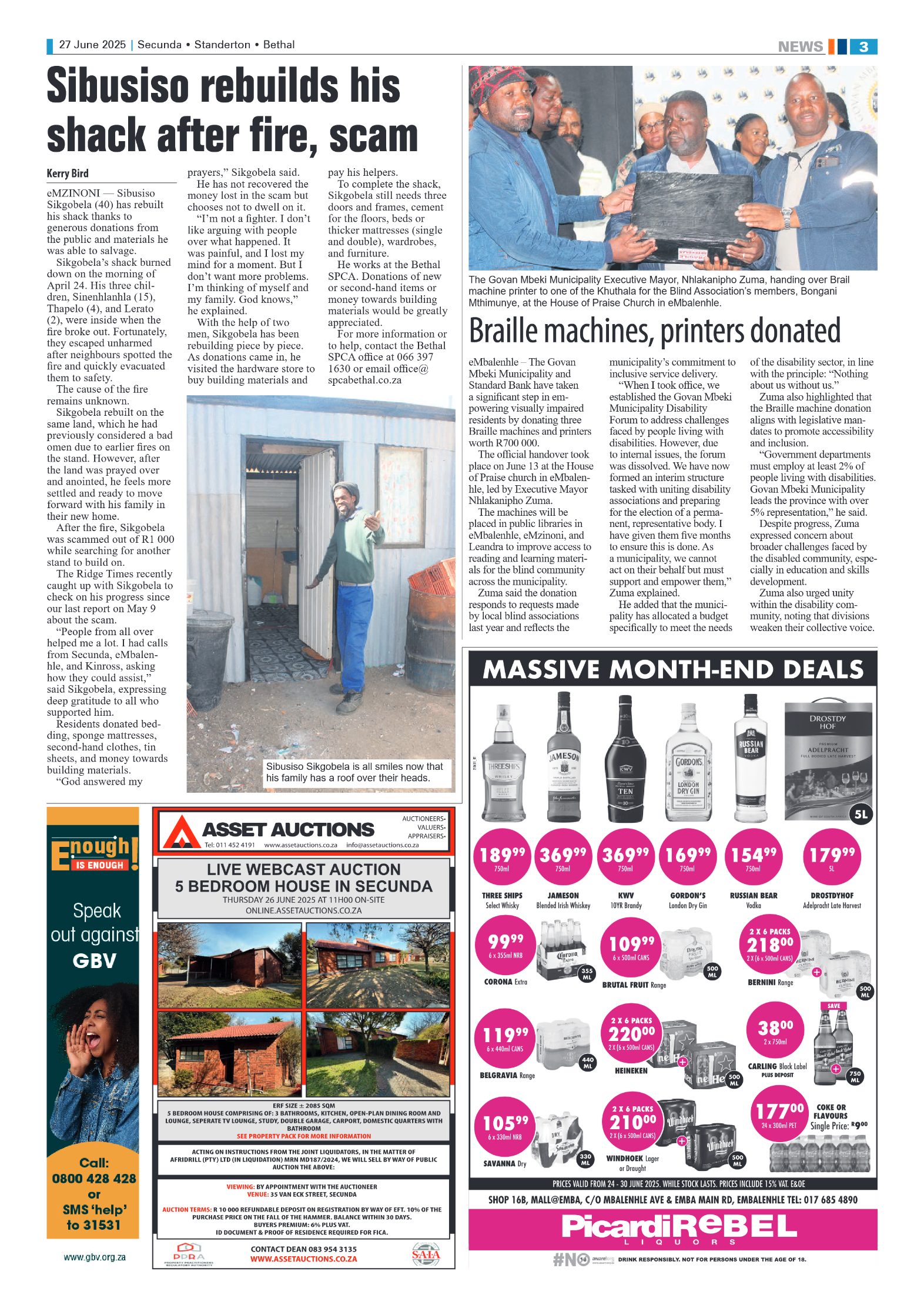 Ridge Times 27 June 2025 page 3