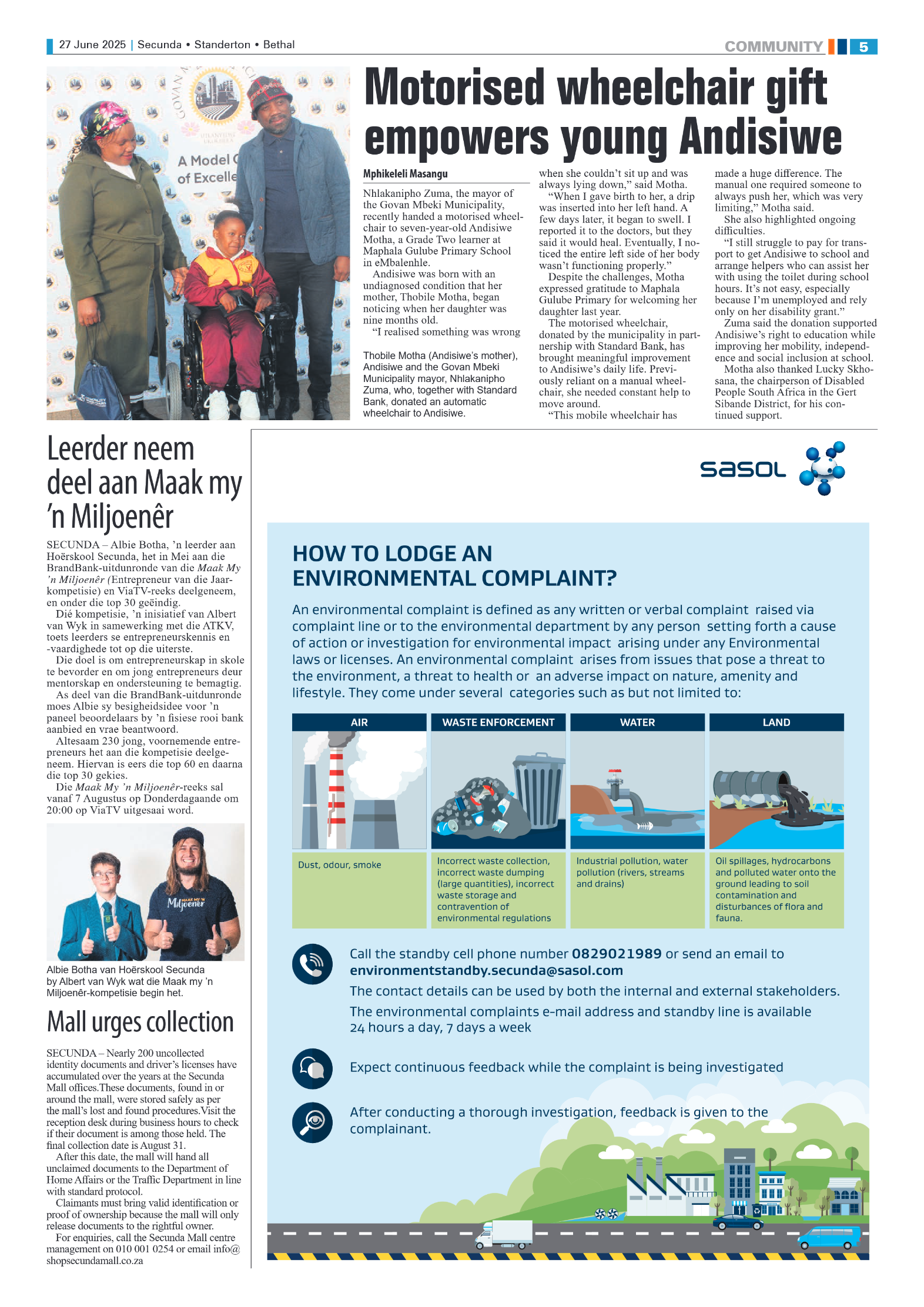 Ridge Times 27 June 2025 page 5