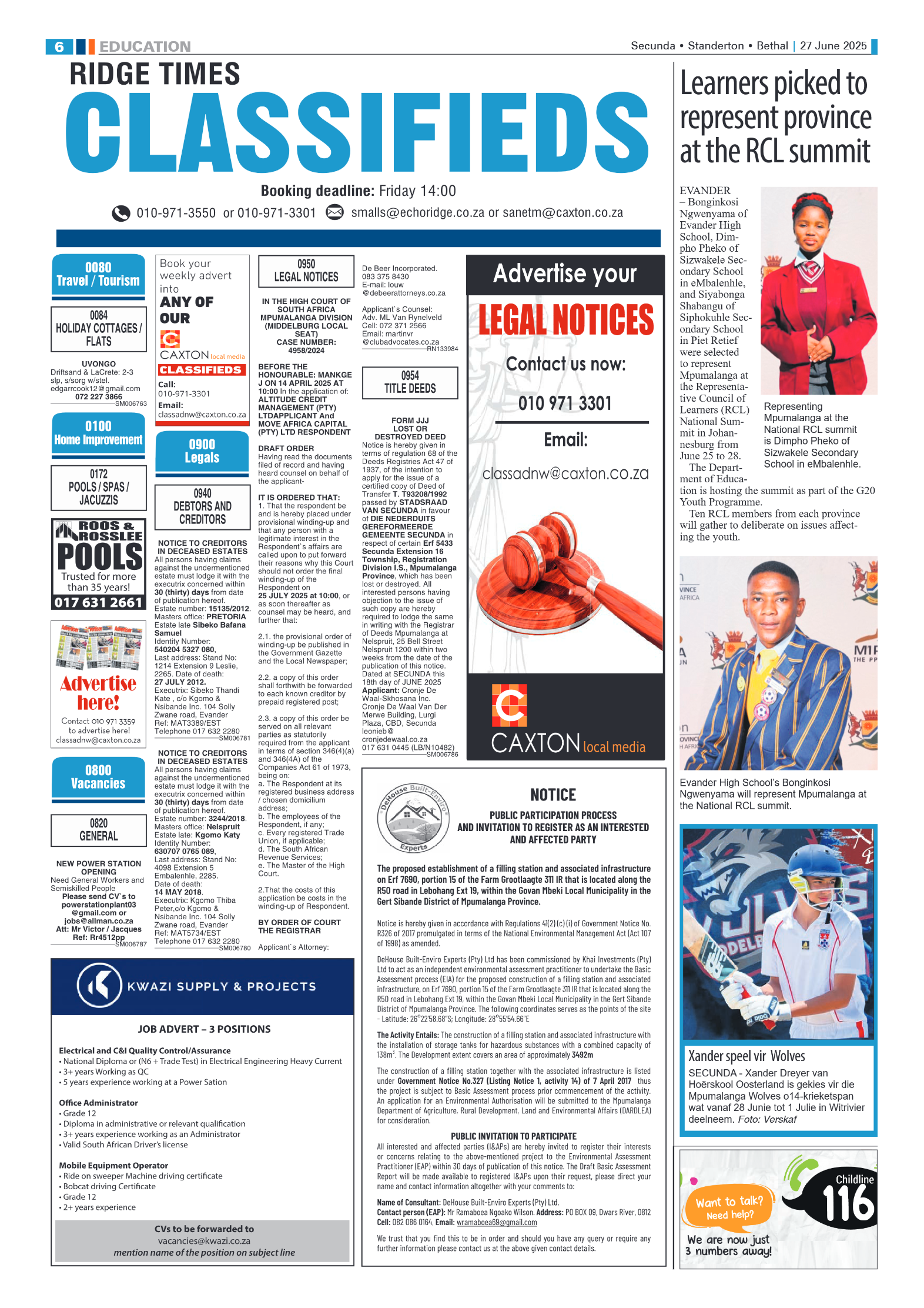 Ridge Times 27 June 2025 page 6