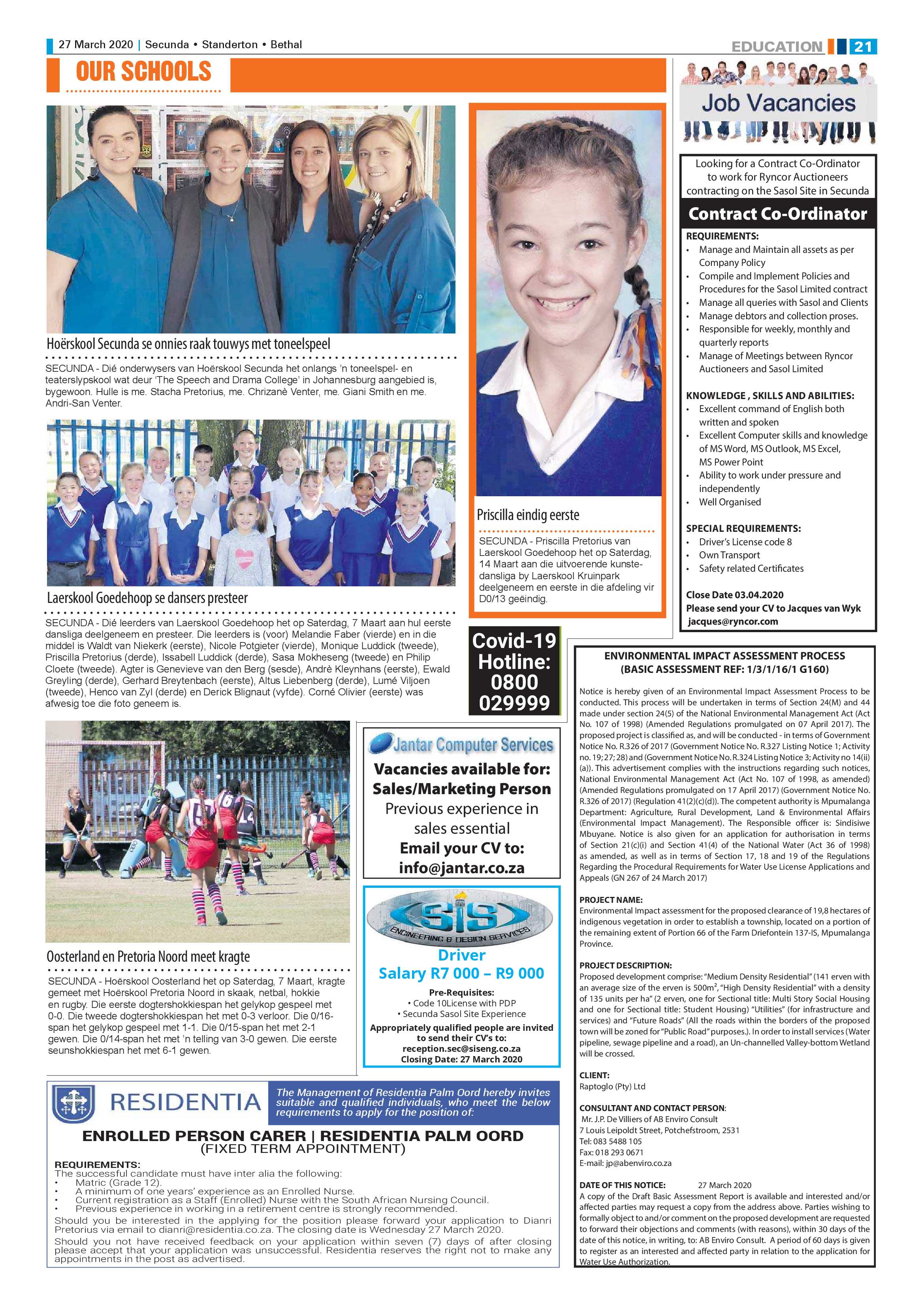 Ridge Times 27 March 2020 page 21