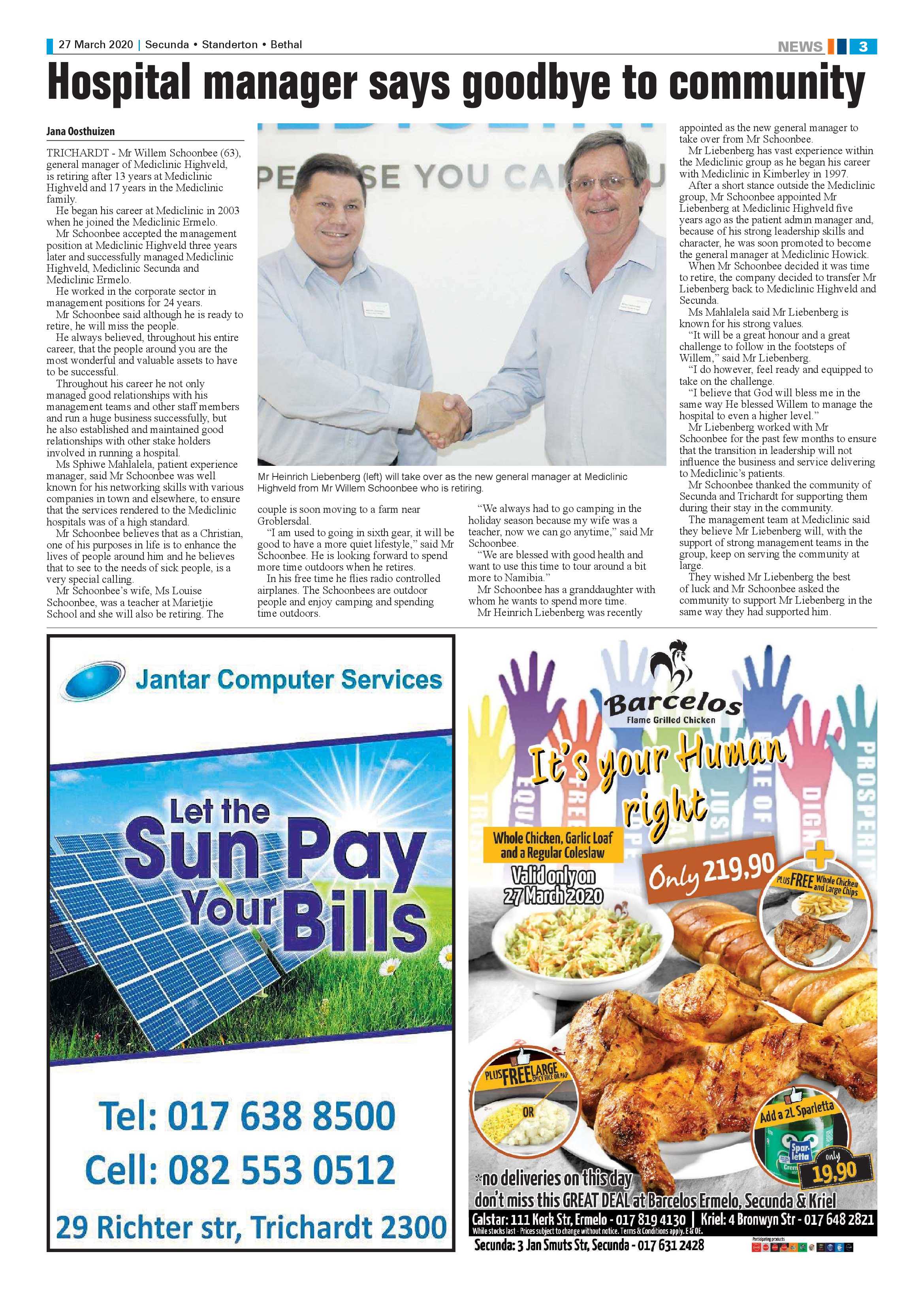 Ridge Times 27 March 2020 page 3