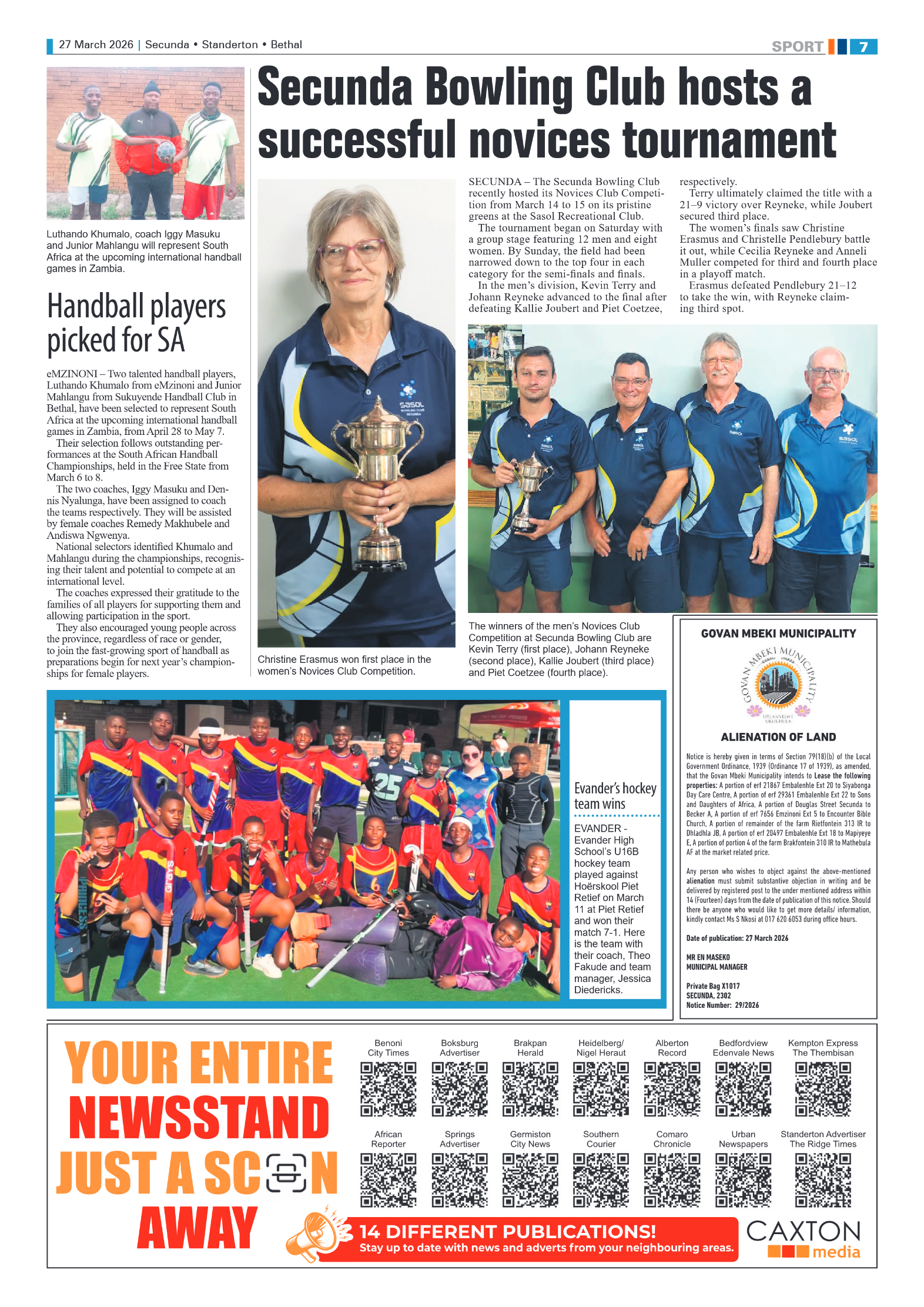 Ridge Times 27 March 2026 page 7