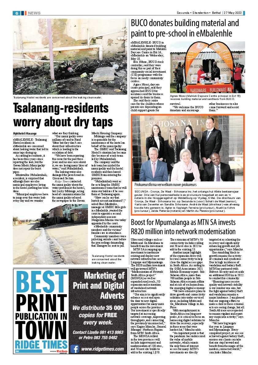 Ridge Times 27 May 2022 page 6