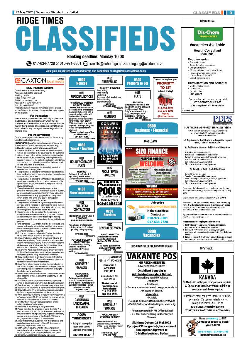 Ridge Times 27 May 2022 page 9