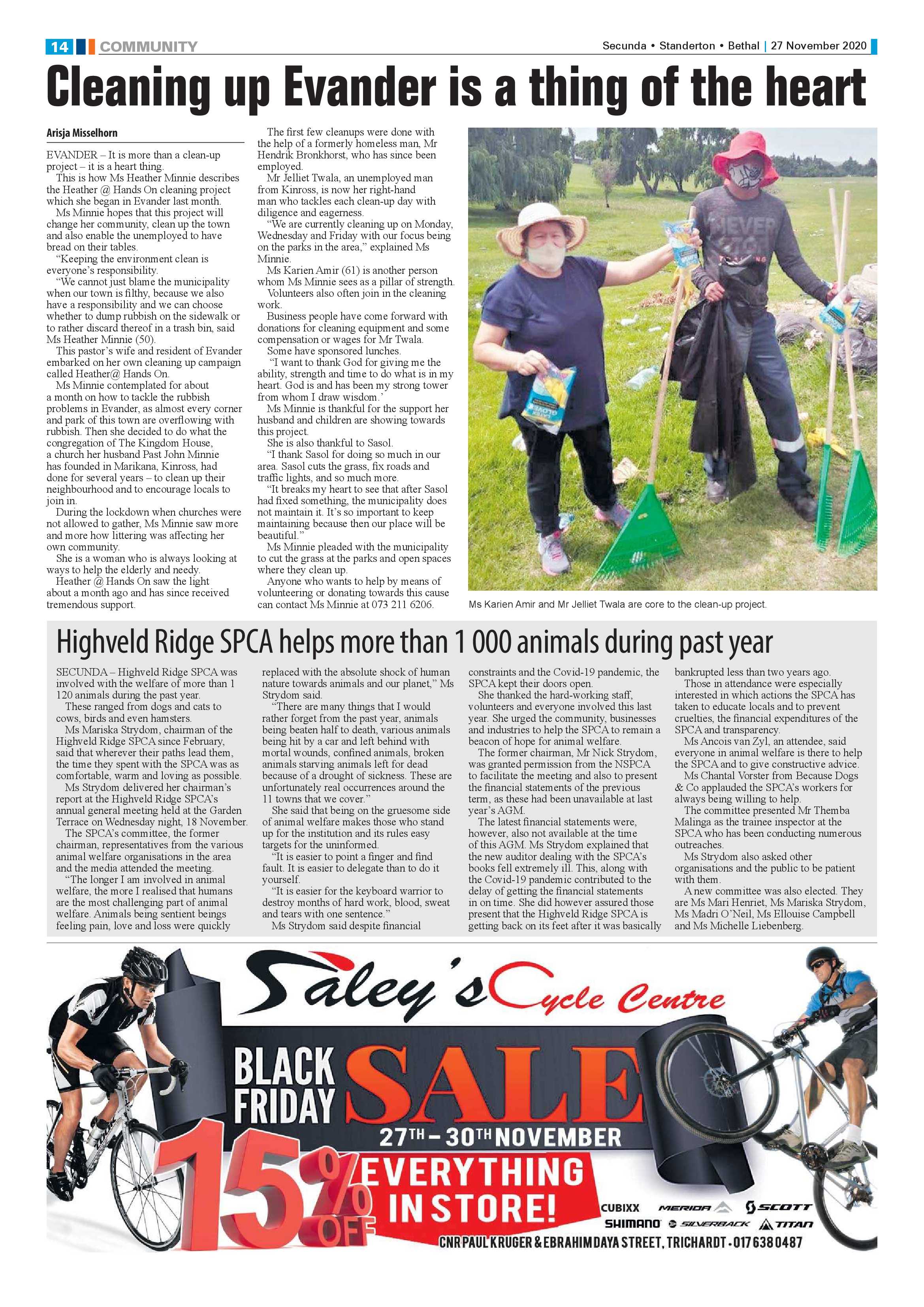 Ridge Times 27 November 2020 page 16