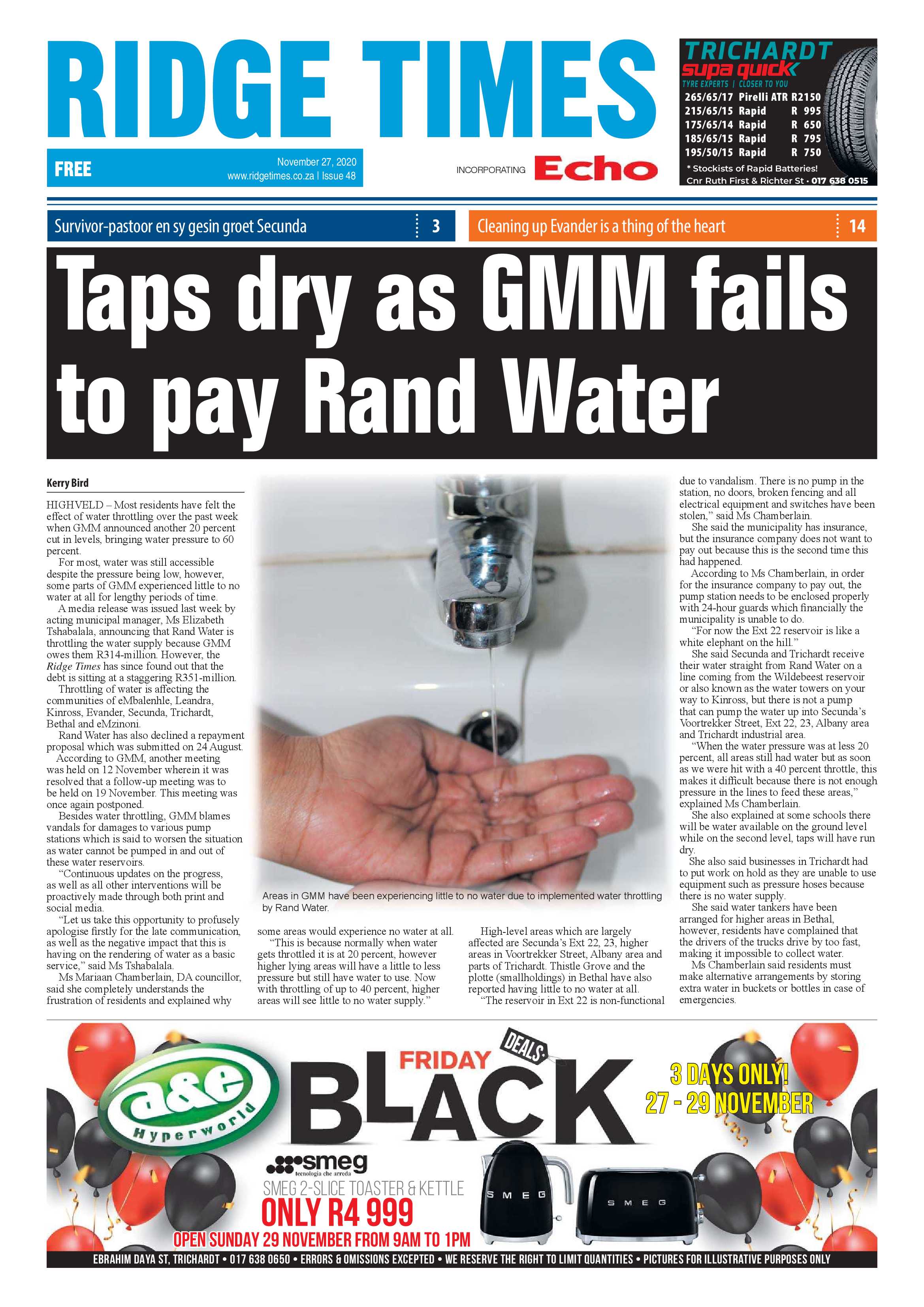 Ridge Times 27 November 2020 page 3